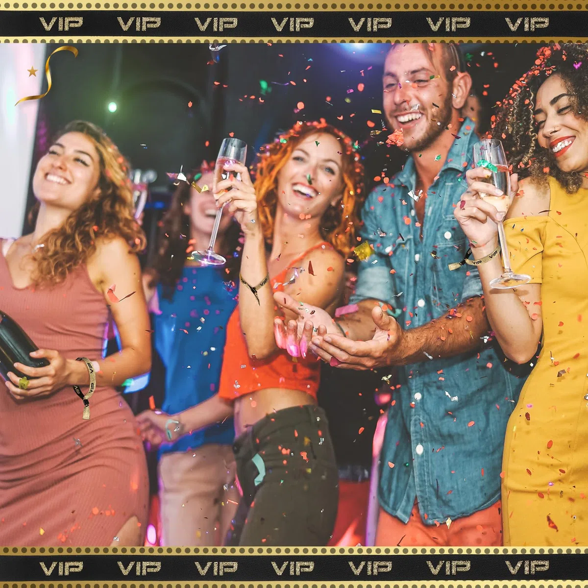Aoriher 50 Pulseras de Identificación de VIP Doradas Cinta de Muñeca de Eventos de Tela Bandas de Entrada de VIP Pulseras de Festival para Fiesta de Boda Cumpleaños Conciertos Cine Exhibición