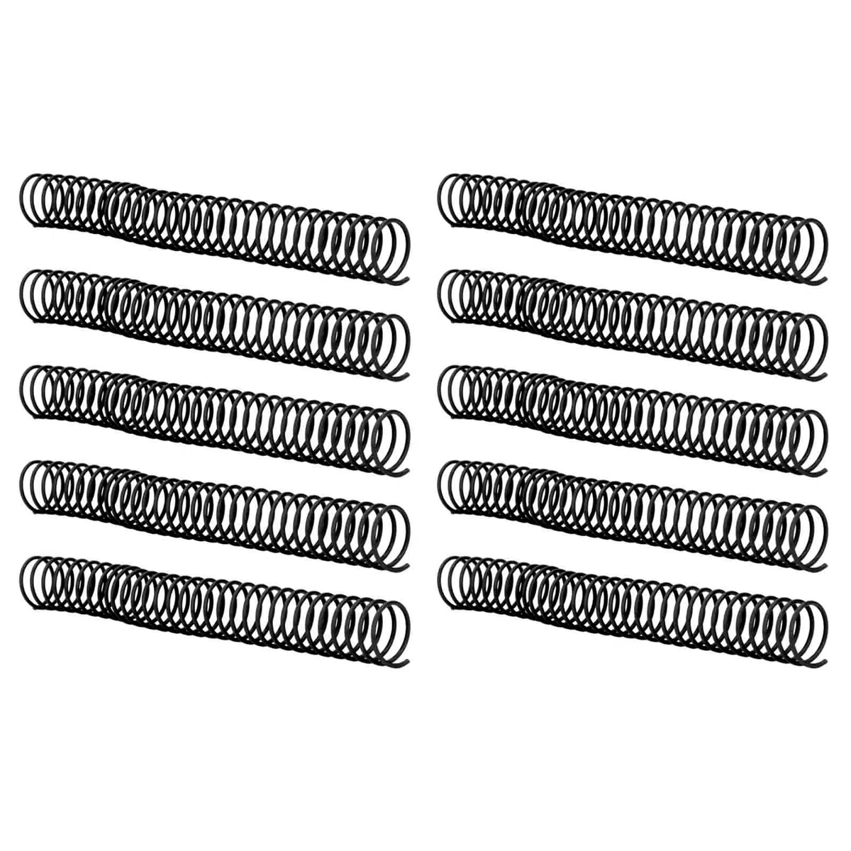 DiáMetro Interior de la Bobina en Espiral 29 Mm 30 Agujeros 10 Peines para Encuadernar PáGinas (Negro)