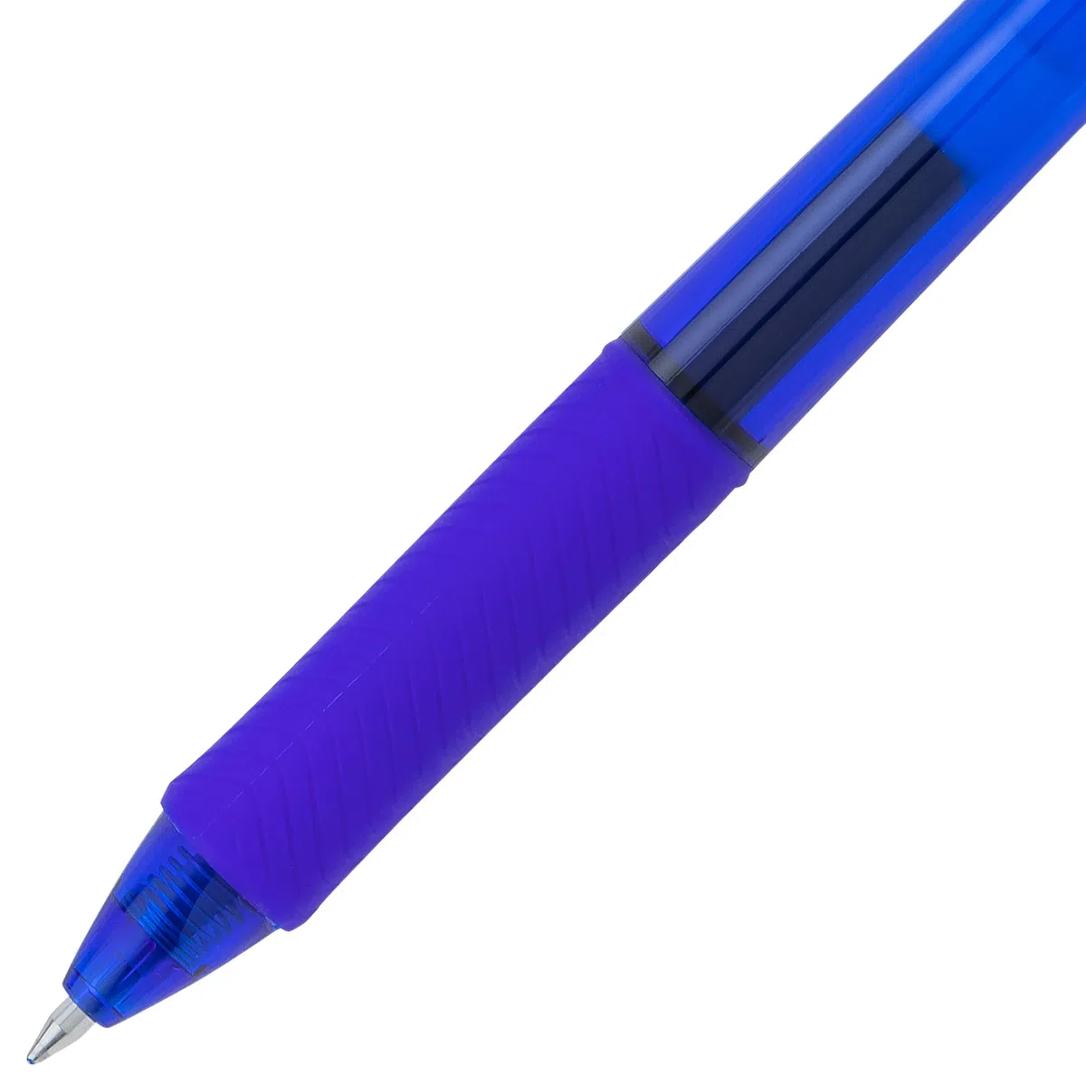 Pentel Energel X BL107 - Retráctil Líquido Gel Bolígrafo - 0.7mm - 84% Recicladas - Azul - Caja de 12