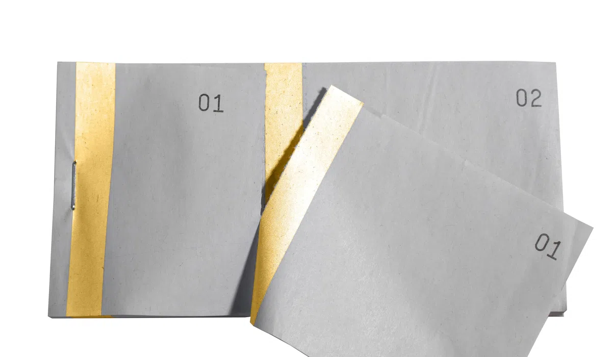 Entradas de bloque Elve ELV 100 hojas de 60 x 135 mm Naranja Lote 10