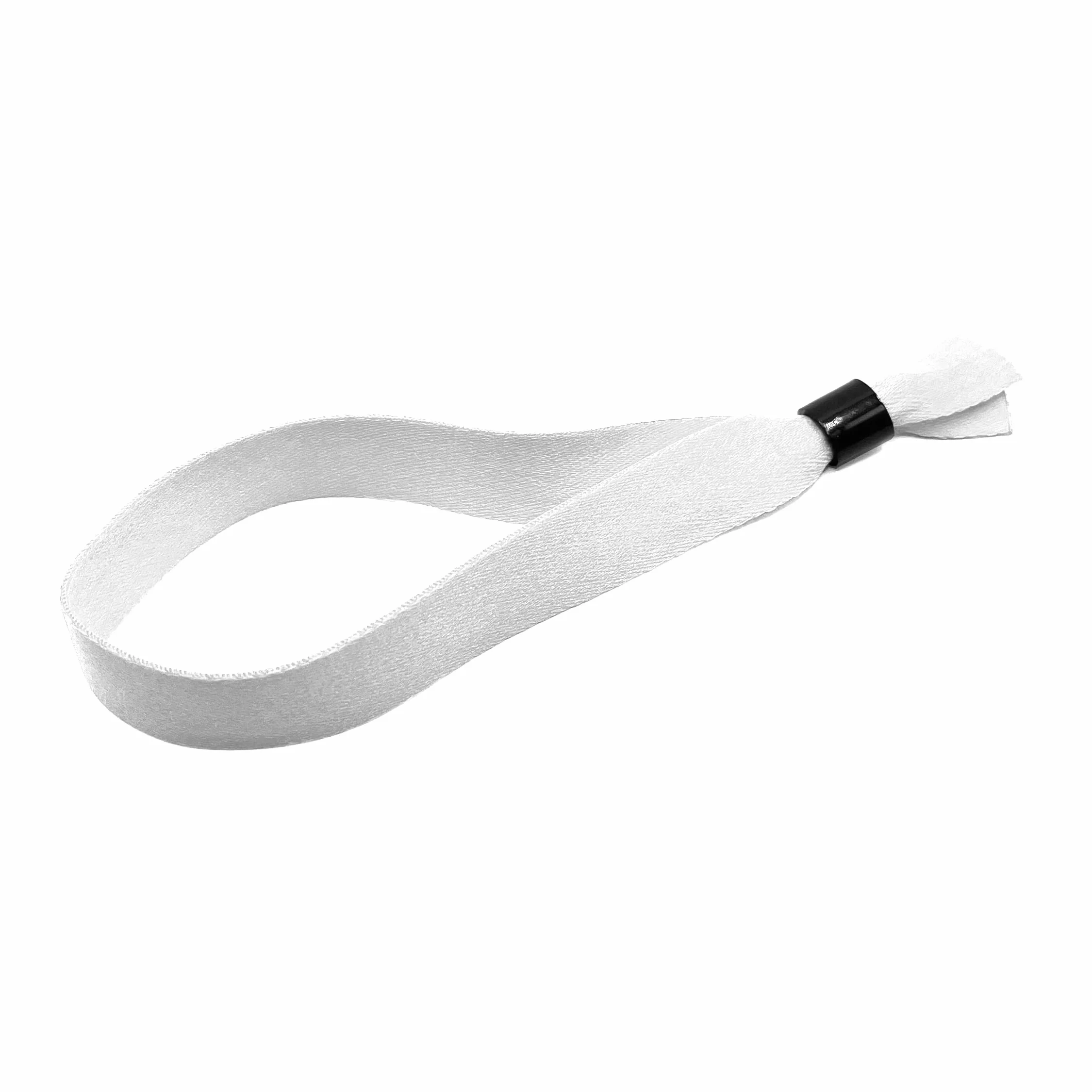 Pulseras de tela para eventos - 50 unidades ID blanco