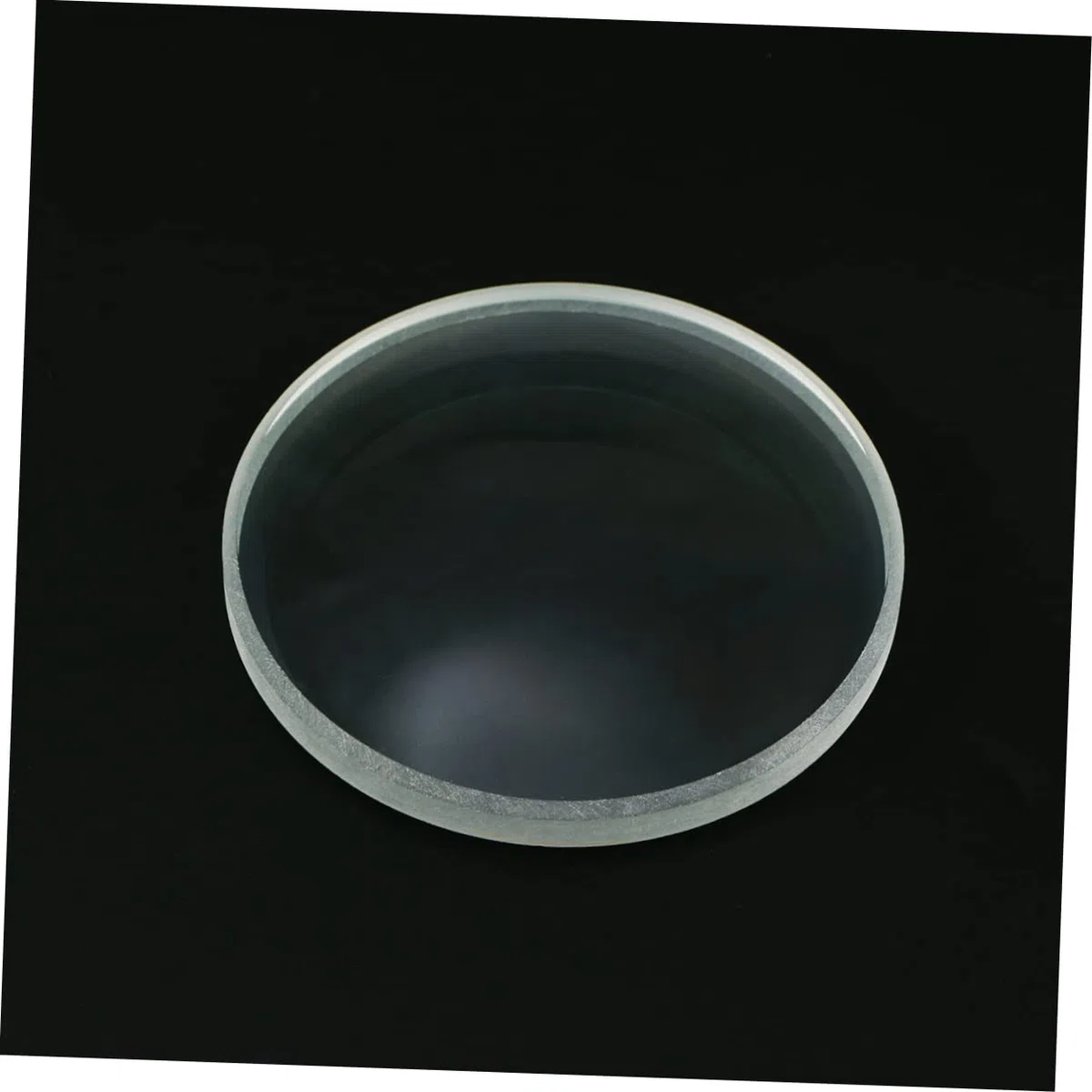 Lente Óptica de Vidrio Cóncava Doble, 10 CM de Diámetro, Bordes Biselados y Pulidos, Adecuado para Científicos en Laboratorio