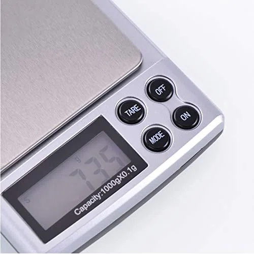 Báscula de joyería, báscula de bolsillo para monedas, 200 g/0,01 g, con pantalla LCD retroiluminada, báscula digital de bolsillo negra para joyas, monedas, hierbas