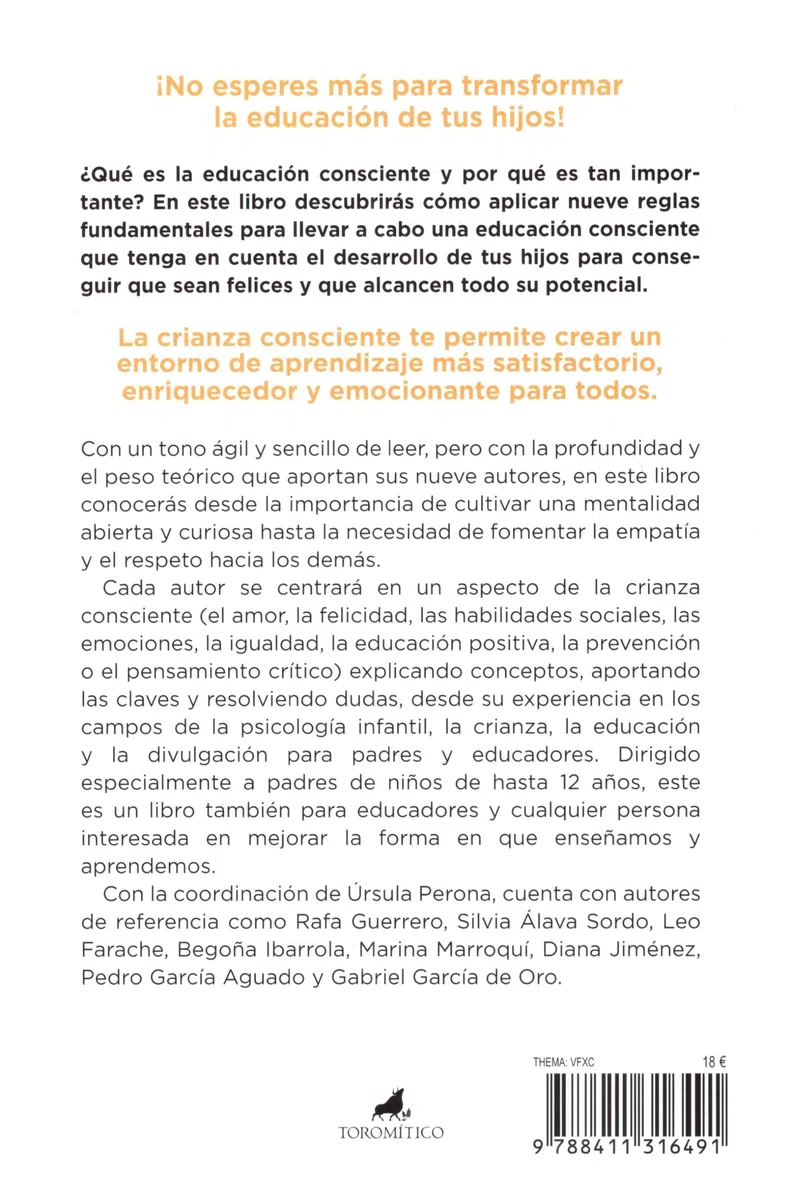 9 reglas para una educación consciente/ 9 Rules for a Conscious Education (Padres y educadores)