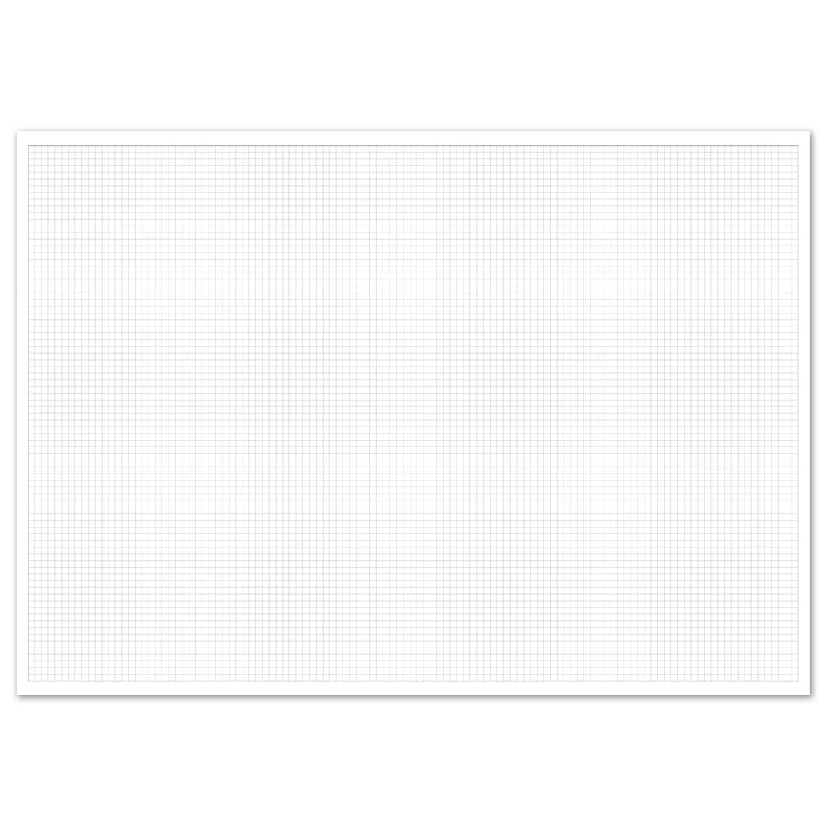 younikat Bloc de notas a cuadros para escribir y dibujar I DIN A3 I 40 hojas I arrancables I Papel matemático con estructura de líneas I para la oficina y la escuela I dv930