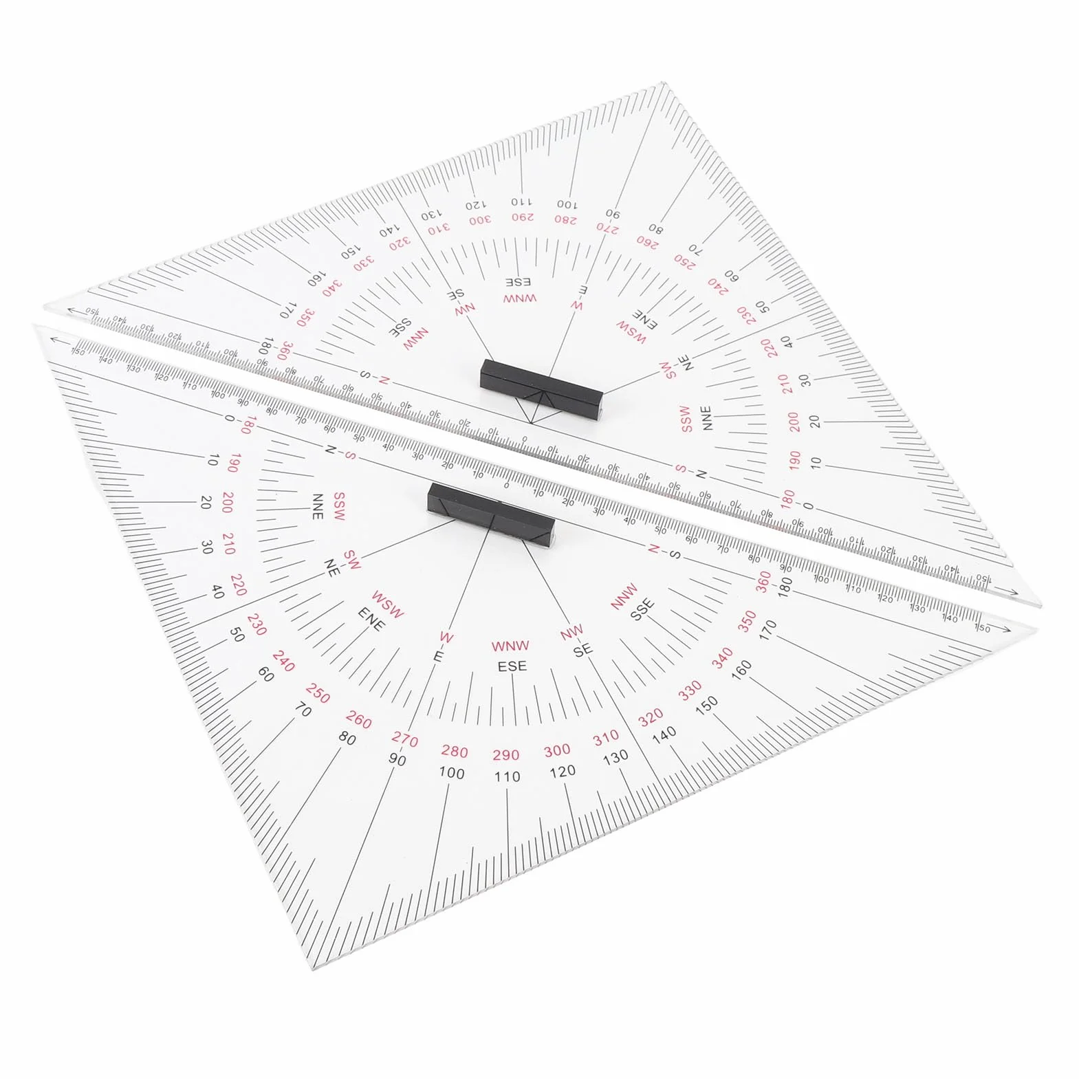 Sustantivo de Dreieck, Regla de Acrílico Largo y Lastreador -kala -diagram -triangular para Navegación Náutica
