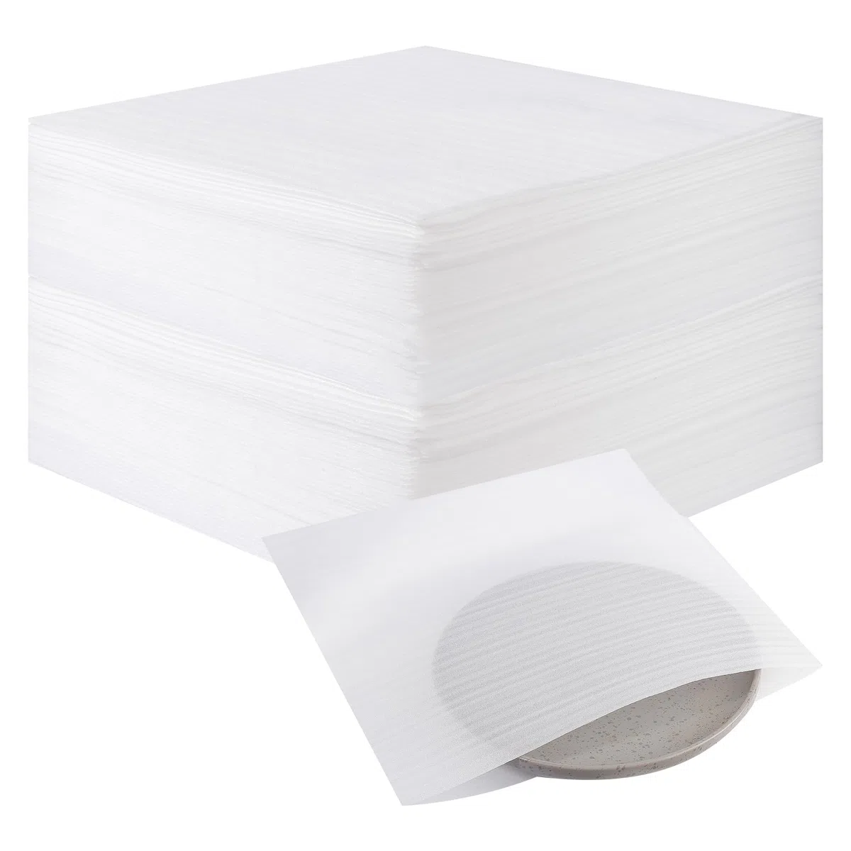 100 Piezas Mudanza Espuma de Embalaje 20x20cm, Hojas de Espuma de Papel Burbuja Movimiento Cartón para Proteger Vidrio, Platos, Vasos, Tazas, Botella De Vino, Papel De Regalo Para Mudanza
