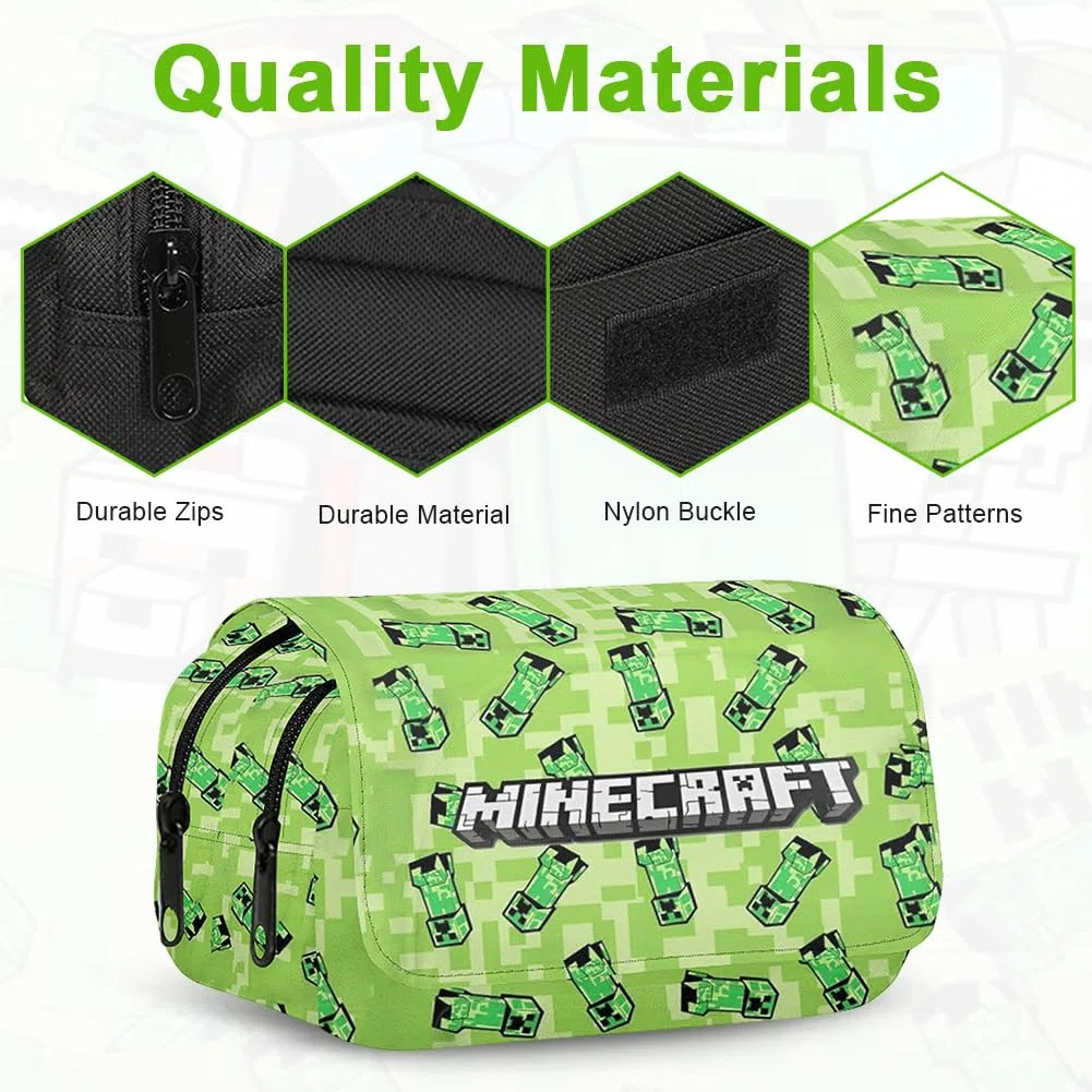 Estuche para lápices, Estuche Escolar Grande Capacidad Caso de lápiz para Niños y Niñas, Estuche para Lápices Portable Estuche Organizador para Niña Niños -C