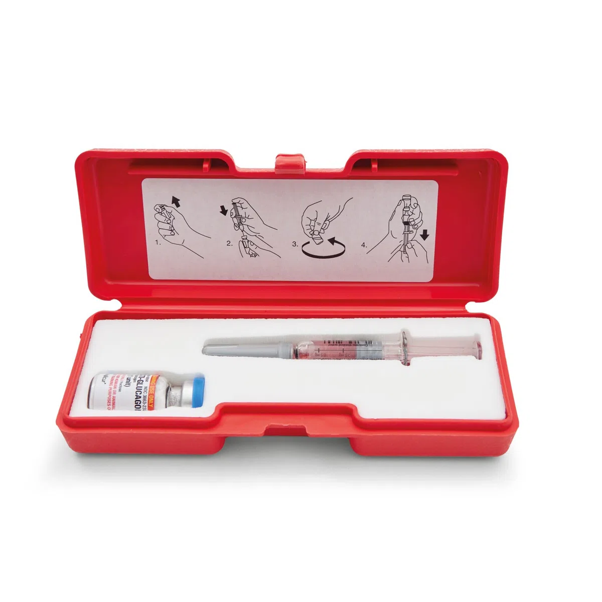 Practi-Kit de Glucagón (1 Kit) - Producto de Simulación para Formación Médica
