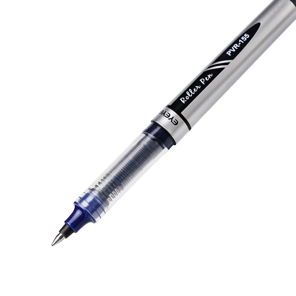 EYEYE Bolígrafos de tinta líquida Azul, 25pcs Bolígrafo Roller de Secado Rápido de Tinta, secado rápido para escribir, Escritura Suave para Oficina, Hogar, Empresa, Escuela 0.7mm