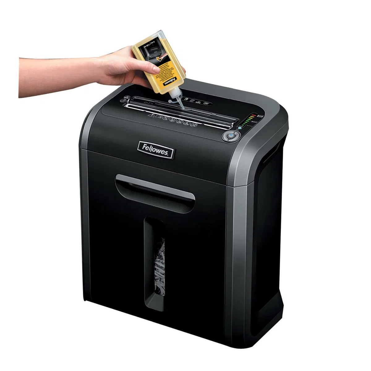 Fellowes Aceite lubricante para destructoras de papel - con boquilla extendida, 355 ml