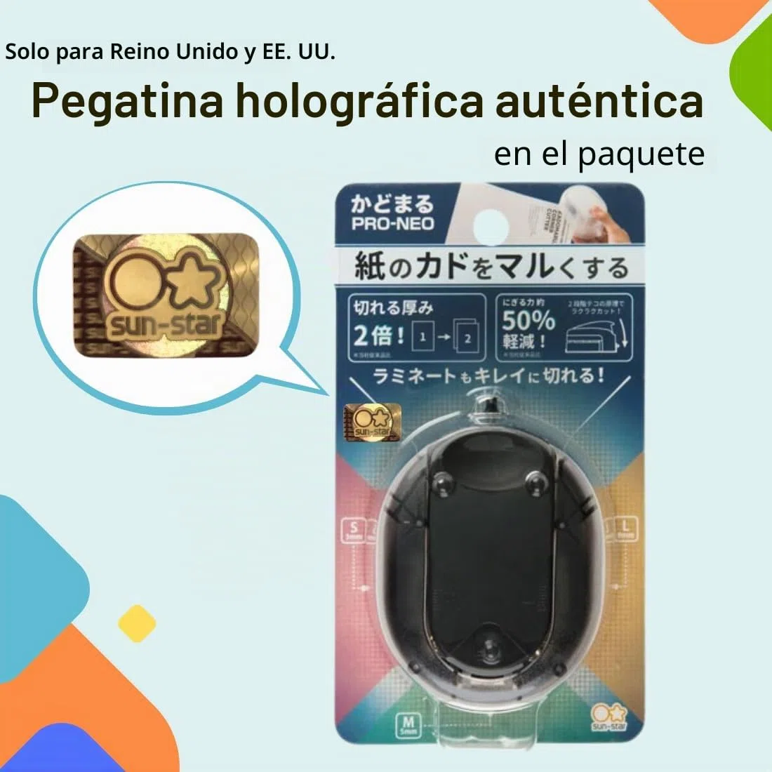 SUN-STAR Cortaesquinas Rondeador Kadomaru PRO NEO Negro