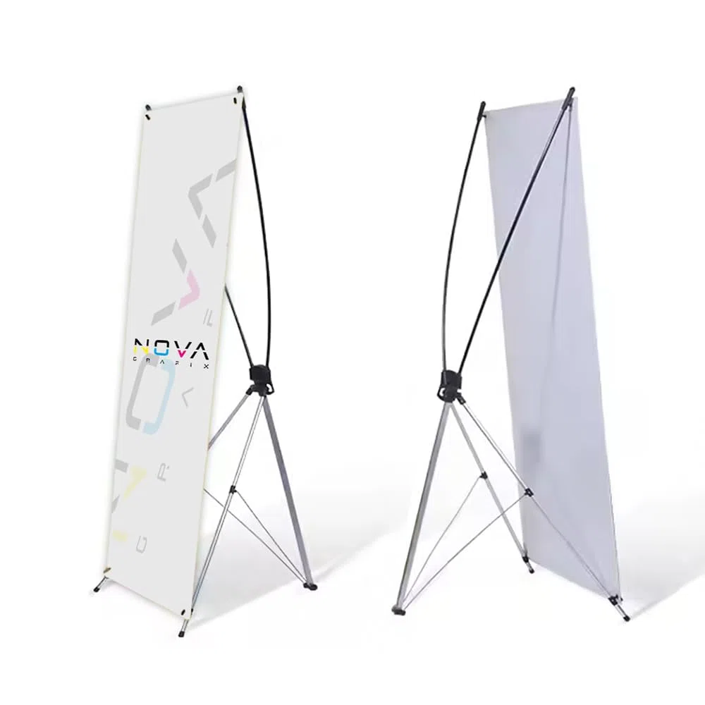 Genérico Banner X Soporte Publicitario 60x160 cm | Estructura Ligera y Resistente | Ideal para Publicidad, Exposiciones y Eventos | Portátil, Desmontable y Reutilizable
