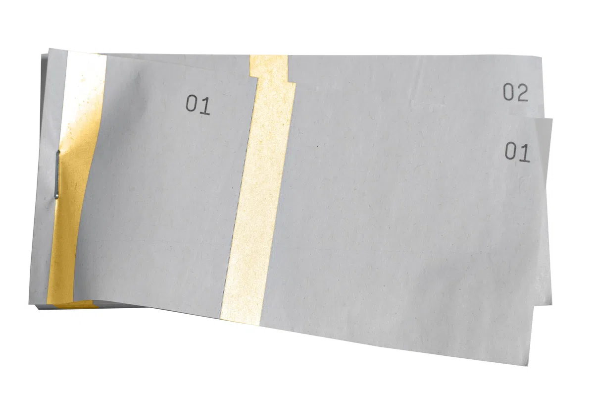 Entradas de bloque Elve ELV 100 hojas de 60 x 135 mm Naranja Lote 10