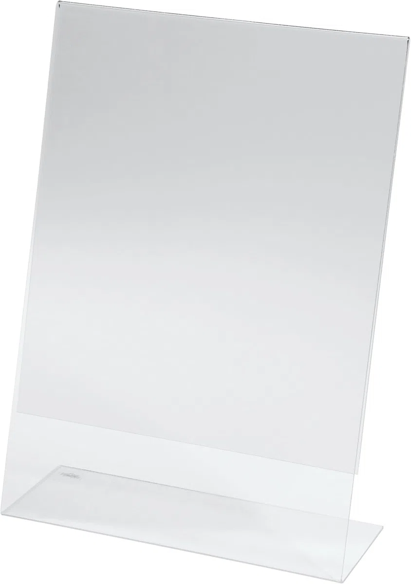 SIGEL SY450 Soporte de sobremesa, inclinado, acrilico, para A4, 3 unds.