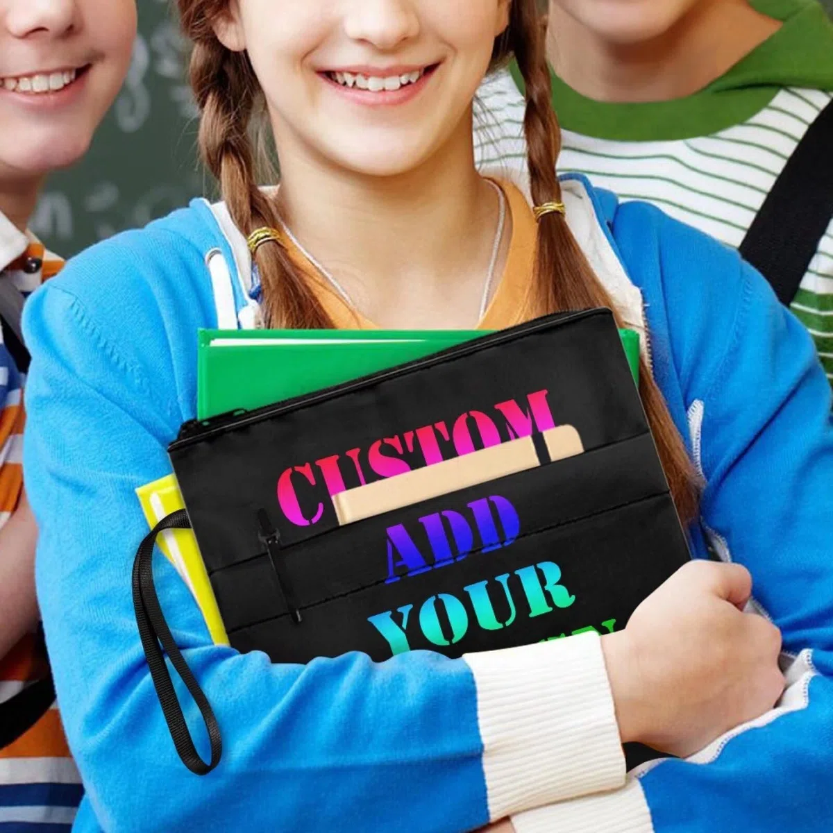 Xoenoiee Funda de libro personalizada para amantes de los libros, funda de libro con cremallera, protector de libros, fundas de libros de tapa blanda, bolsa de almacenamiento para adultos y