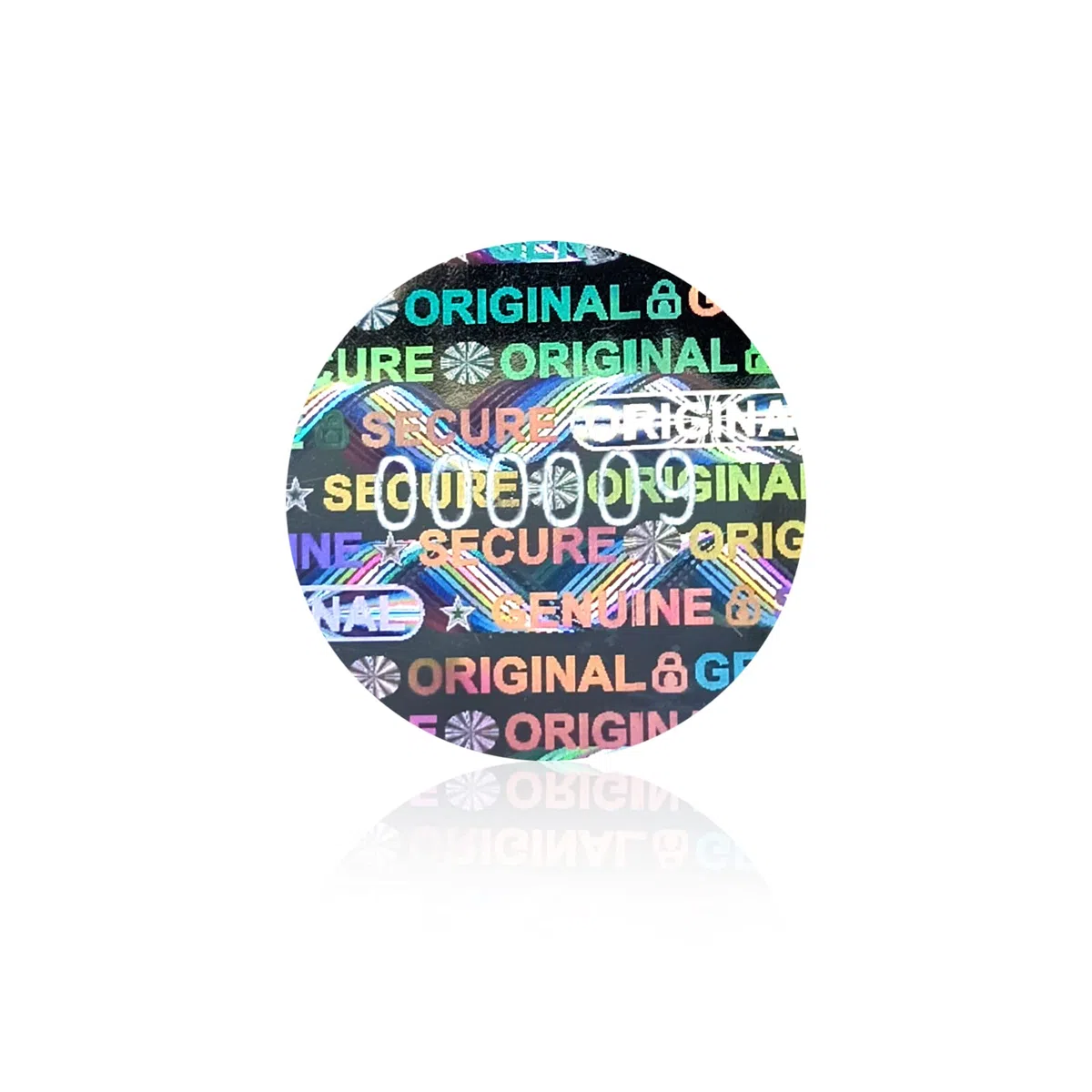 180 etiquetas circulares de seguridad con holograma, adhesivo a presión, precinto seguridad, precinto de seguridad para extinguir la garantía con número de serie, 20 mm