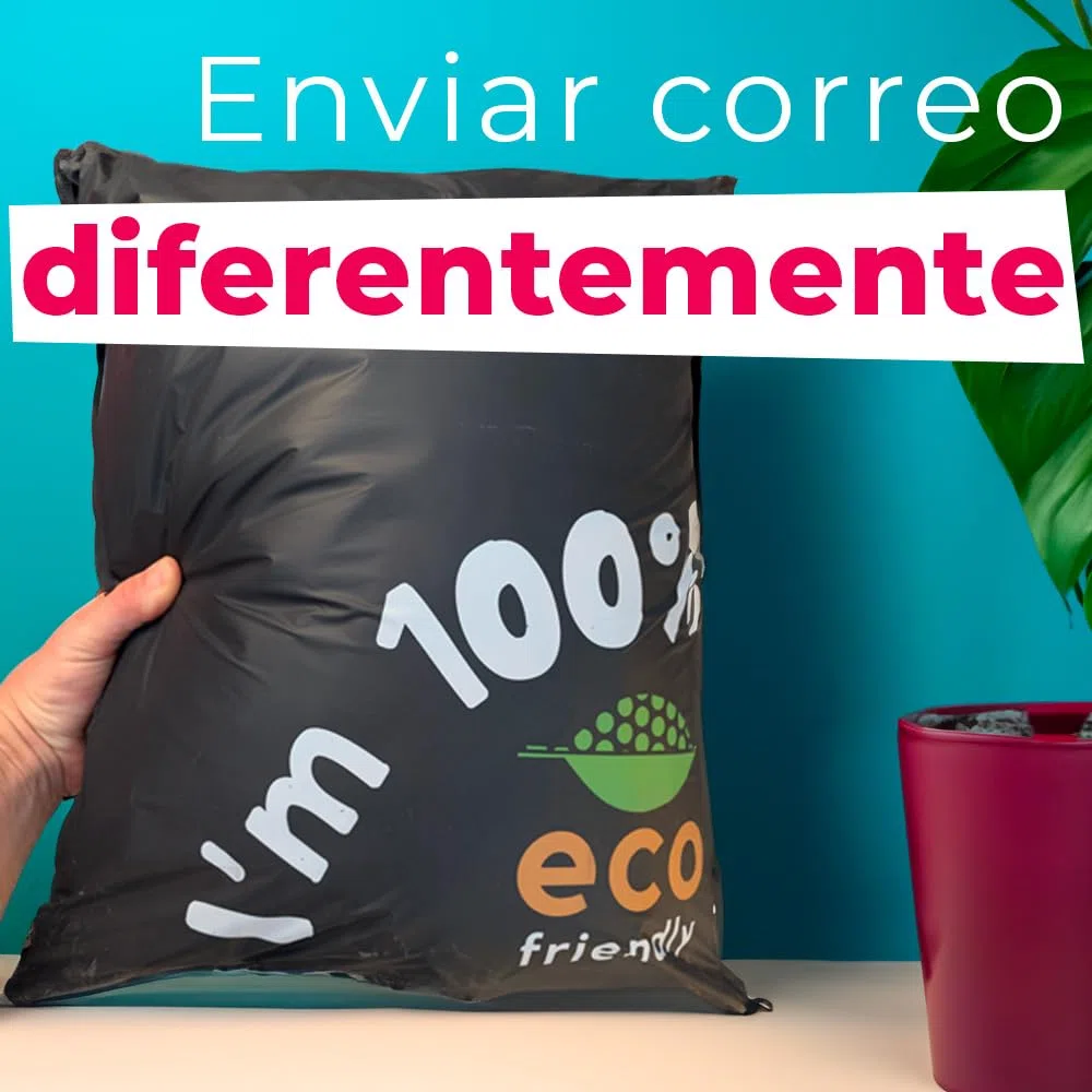 Juego de 25 bolsas de envío compostables | Bolsas de envío certificadas como neutras en carbono | Tamaño: 30 x 40 cm | Simplelifeco