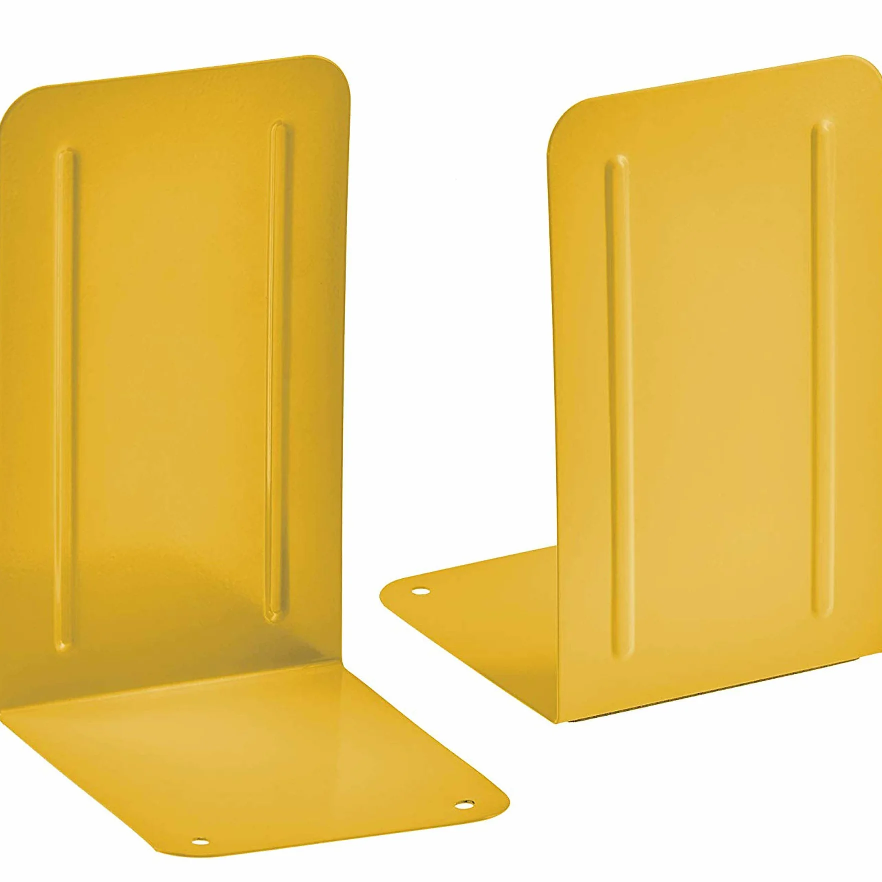 Acrimet Premium Sujetalibros de Metal Resistente (Color Amarillo) (Paquete de 1 par)