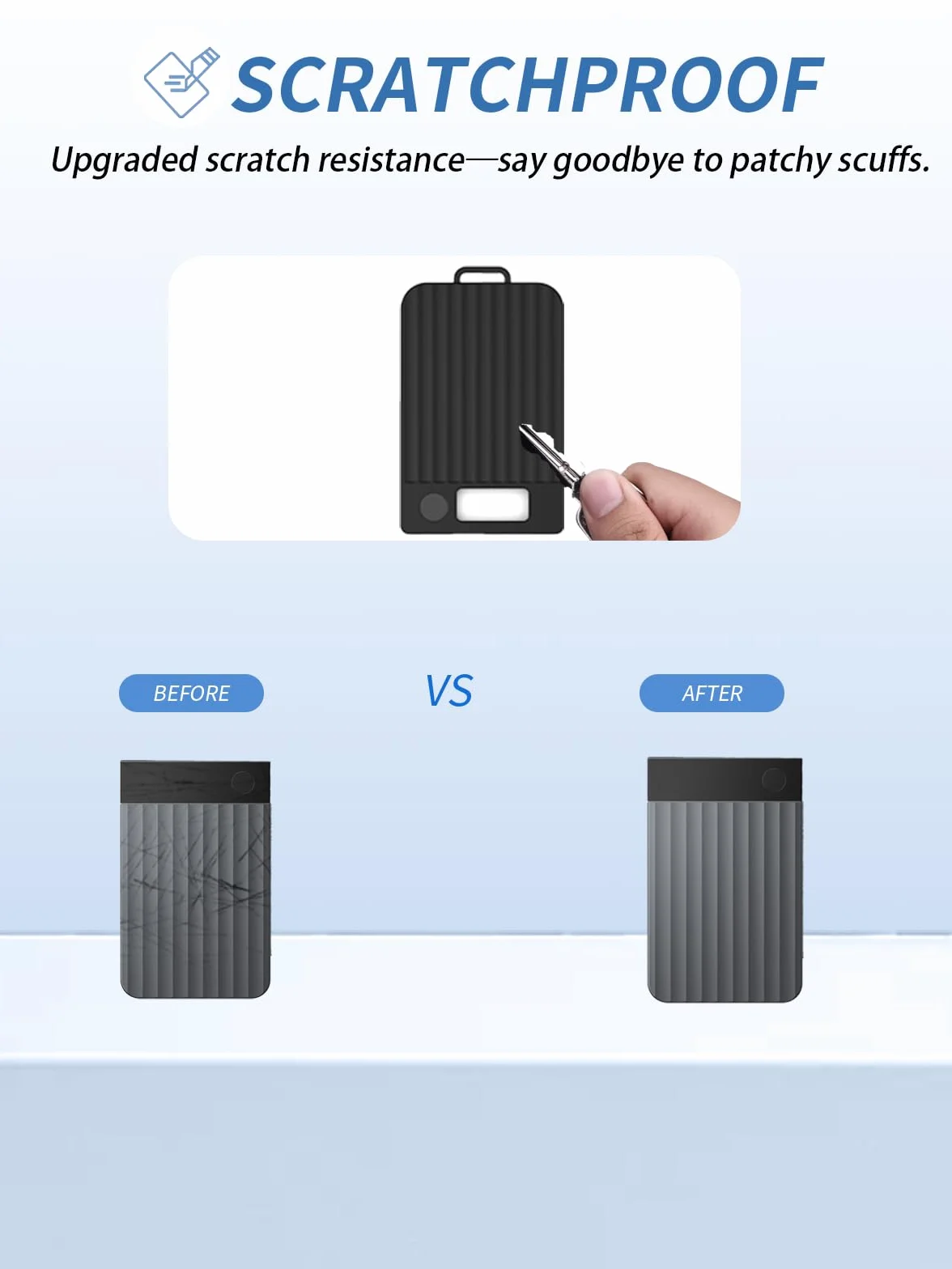 Funda Magnética Protectora para PLAUD Note/Note Pro, a Prueba de Polvo, Resistente a Golpes, Negro