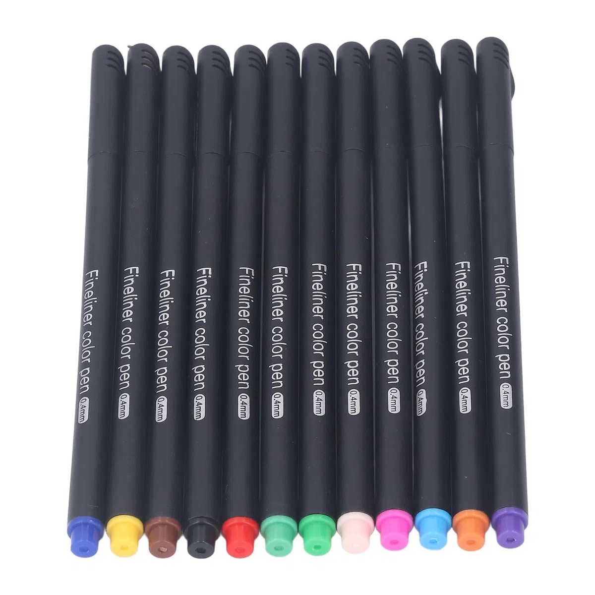 Juego de Bolígrafos de Tinta de Sublimación de 12 Colores Vibrantes, Bolígrafo de Transferencia Térmica de Punta Fina de Medios Mixtos con Adaptador Número 6 para Explorar