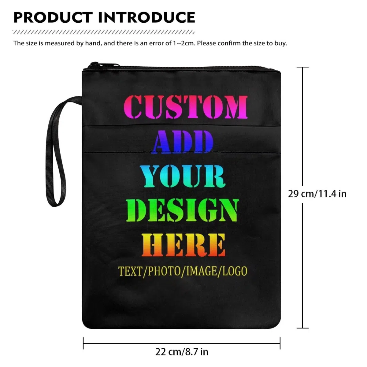 Xoenoiee Funda de libro personalizada para amantes de los libros, funda de libro con cremallera, protector de libros, fundas de libros de tapa blanda, bolsa de almacenamiento para adultos y