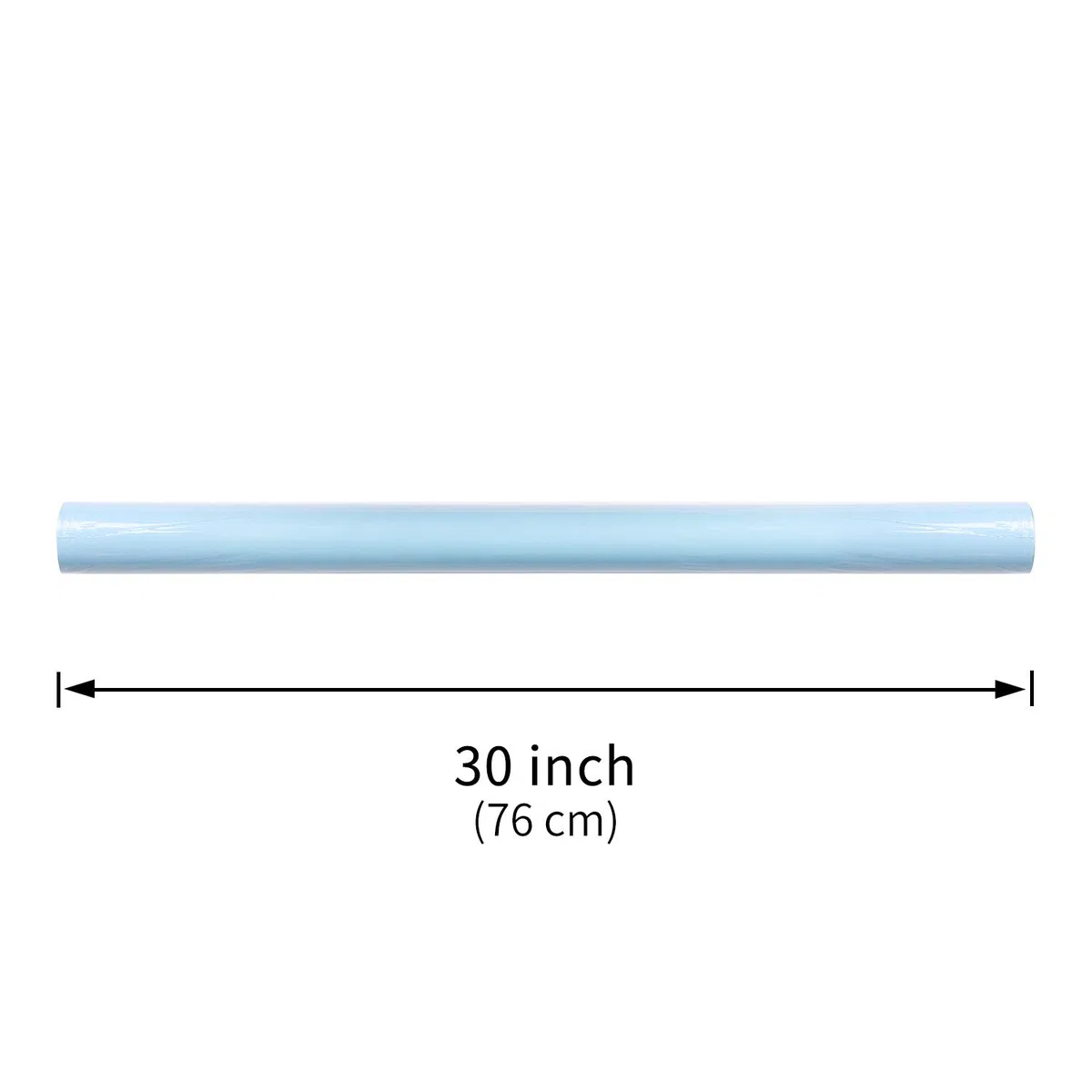 RUSPEPA Papel de Envolver Kraft Azul - Papel Pesado para Regalos de Boda, Cumpleaños, Duchas, Felicitaciones y Vacaciones - 76CM X 10M por Rollo