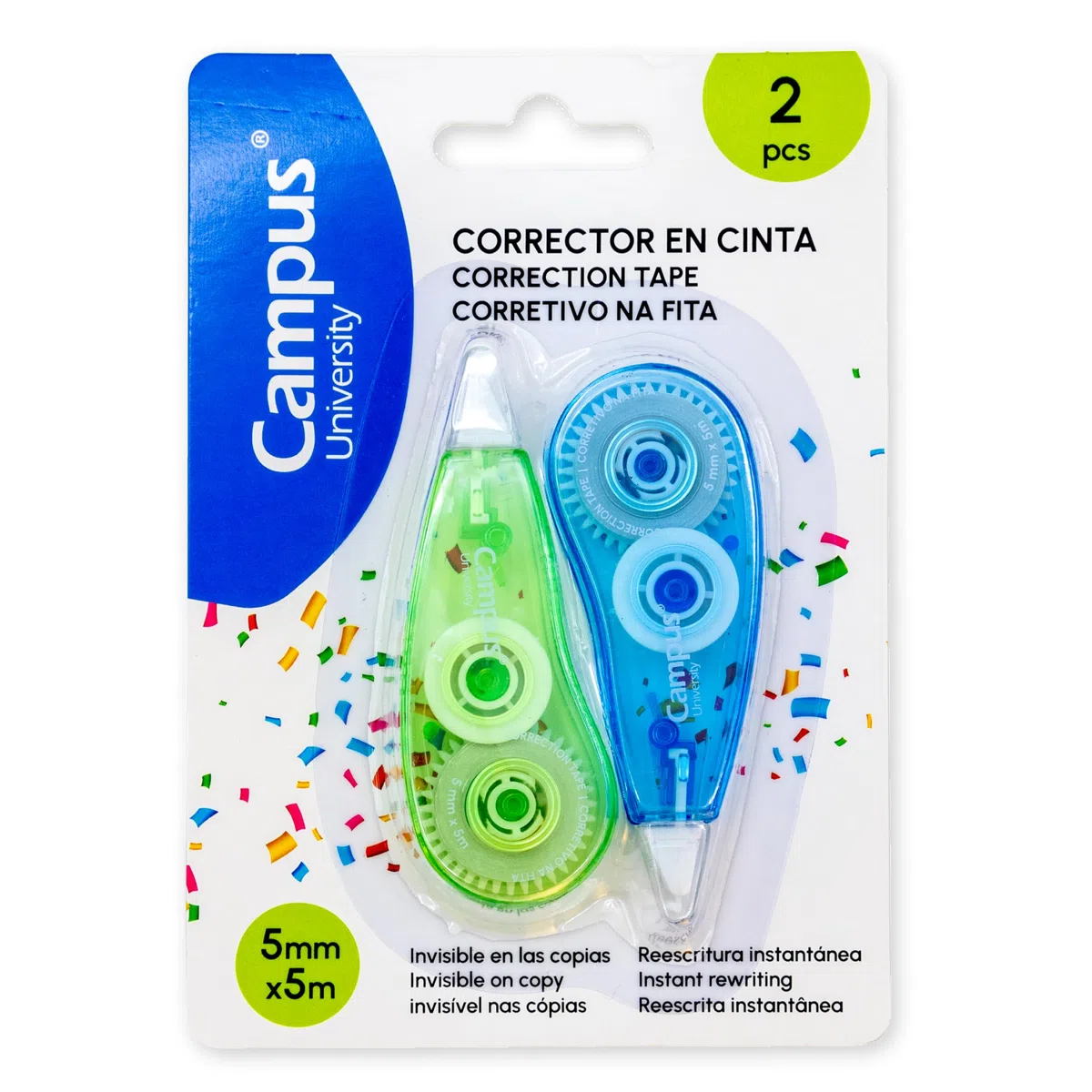 Campus – Cinta Correctora Blanca