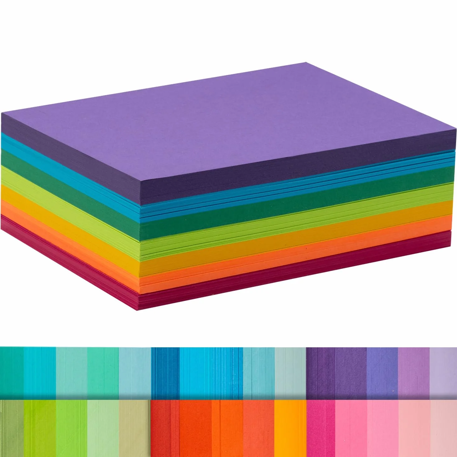 Fichas 210 unidades A6 4x6 pulgadas (10,16 cm x 15,24 cm), tarjetas didácticas, 180 g/m² de gramaje grueso, juego de 7 colores, tarjetas de estudio multicolores para colegios, oficinas y trabajo.