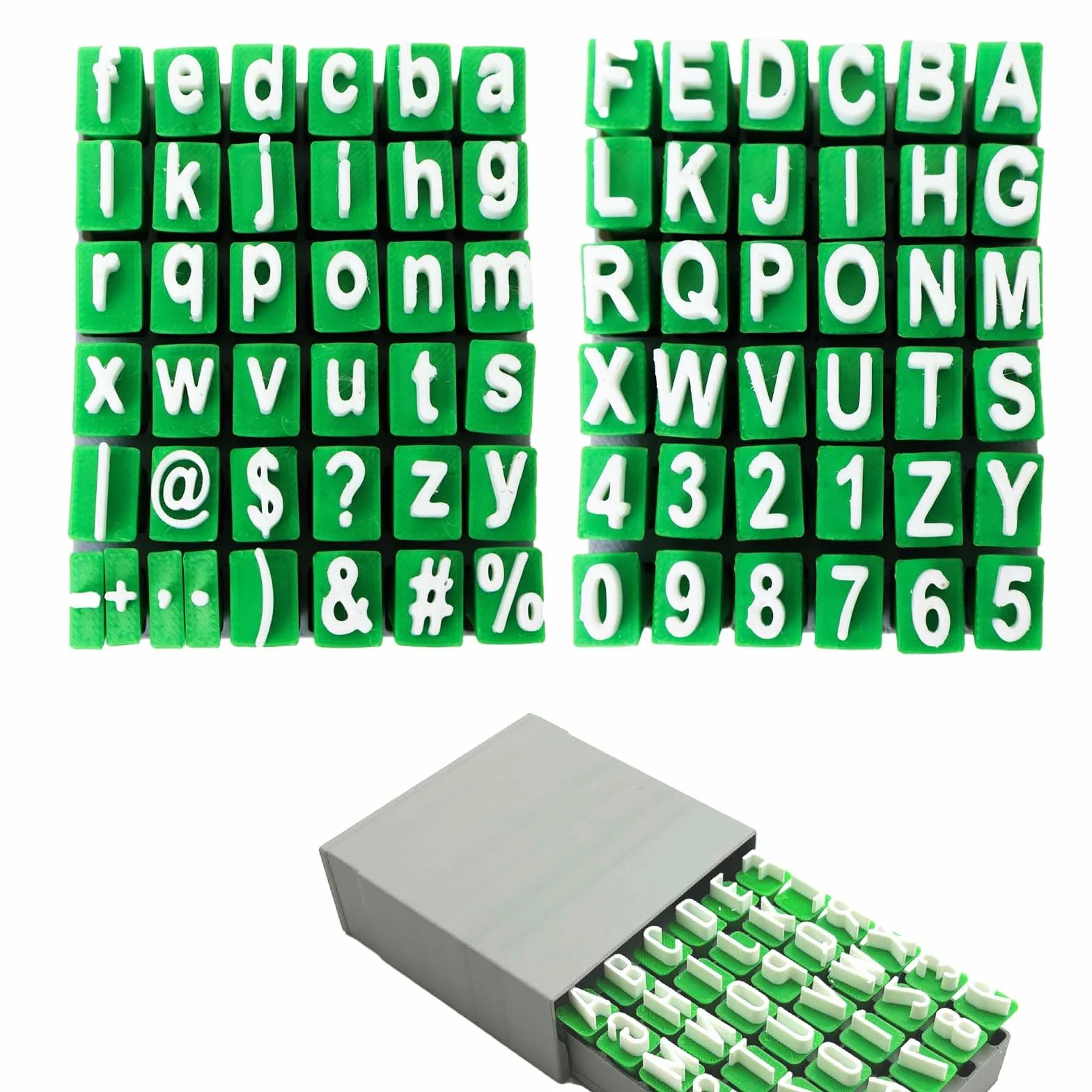 2 Sellos Letras Letras Ceramica, FORMVERSITY Sellos de Letras Número, Sello Grabado Letras para Arcilla, Sellos Personalizados para Tazas y Decoraciones Personalizadas (a-z y A-Z)