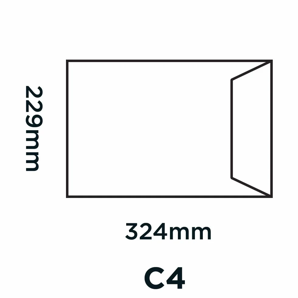 Sobres C4 Kraft Autoadhesivos 90 g/m² Blake Everyday 250 Unidades 32.4x22.9cm