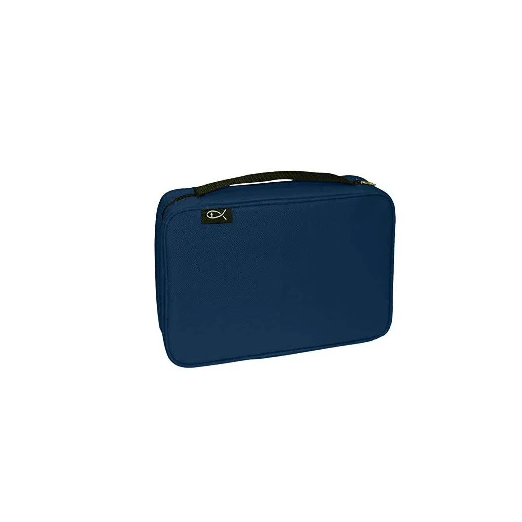 Divinity Boutique Funda para Biblia Basic azul marino, compacta (21448) | 5 x 7.5 x 2 pulgadas
