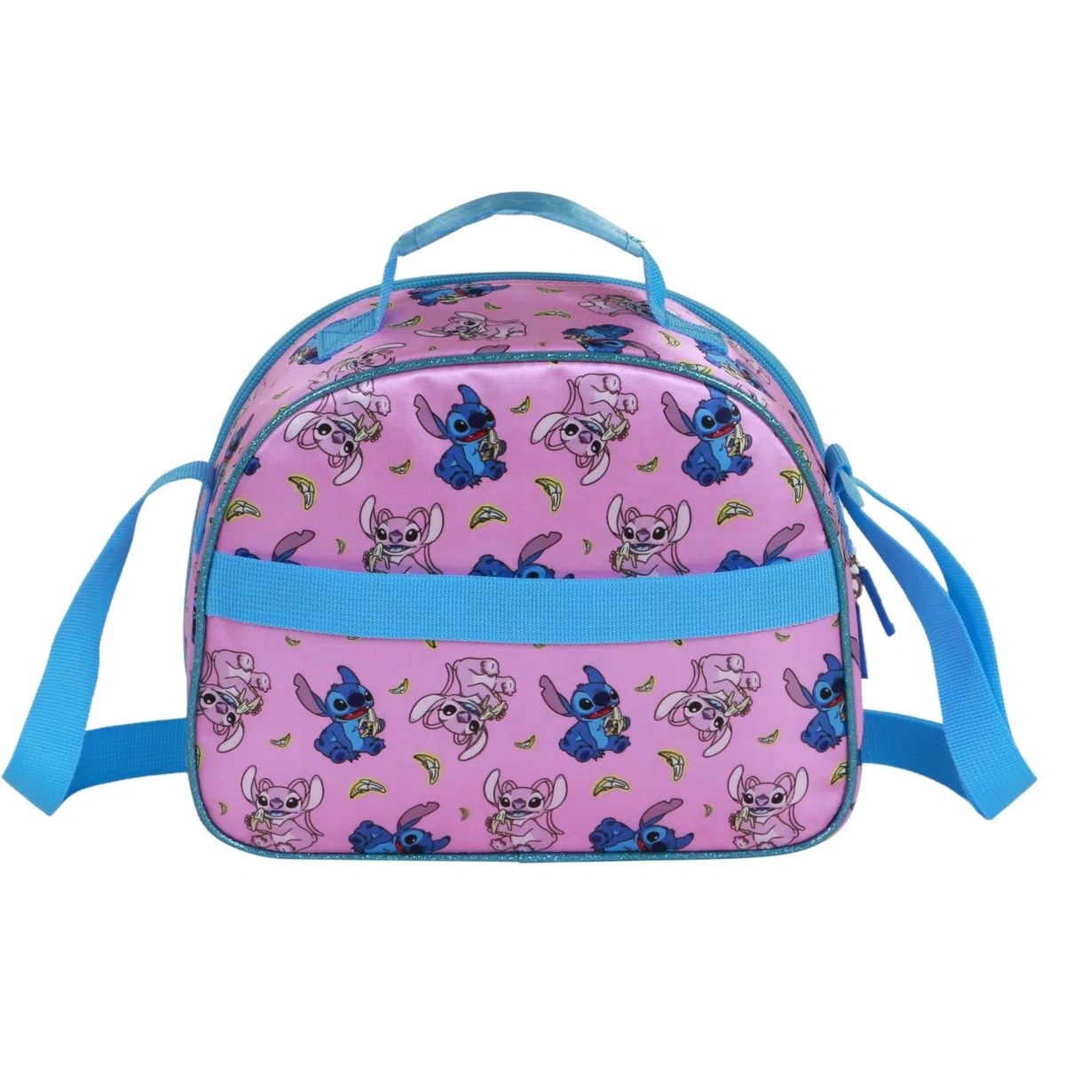 Disney Lilo y Stitch Surprise-Bolsa Portamerienda 3D, Azul, 26 x 20 cm