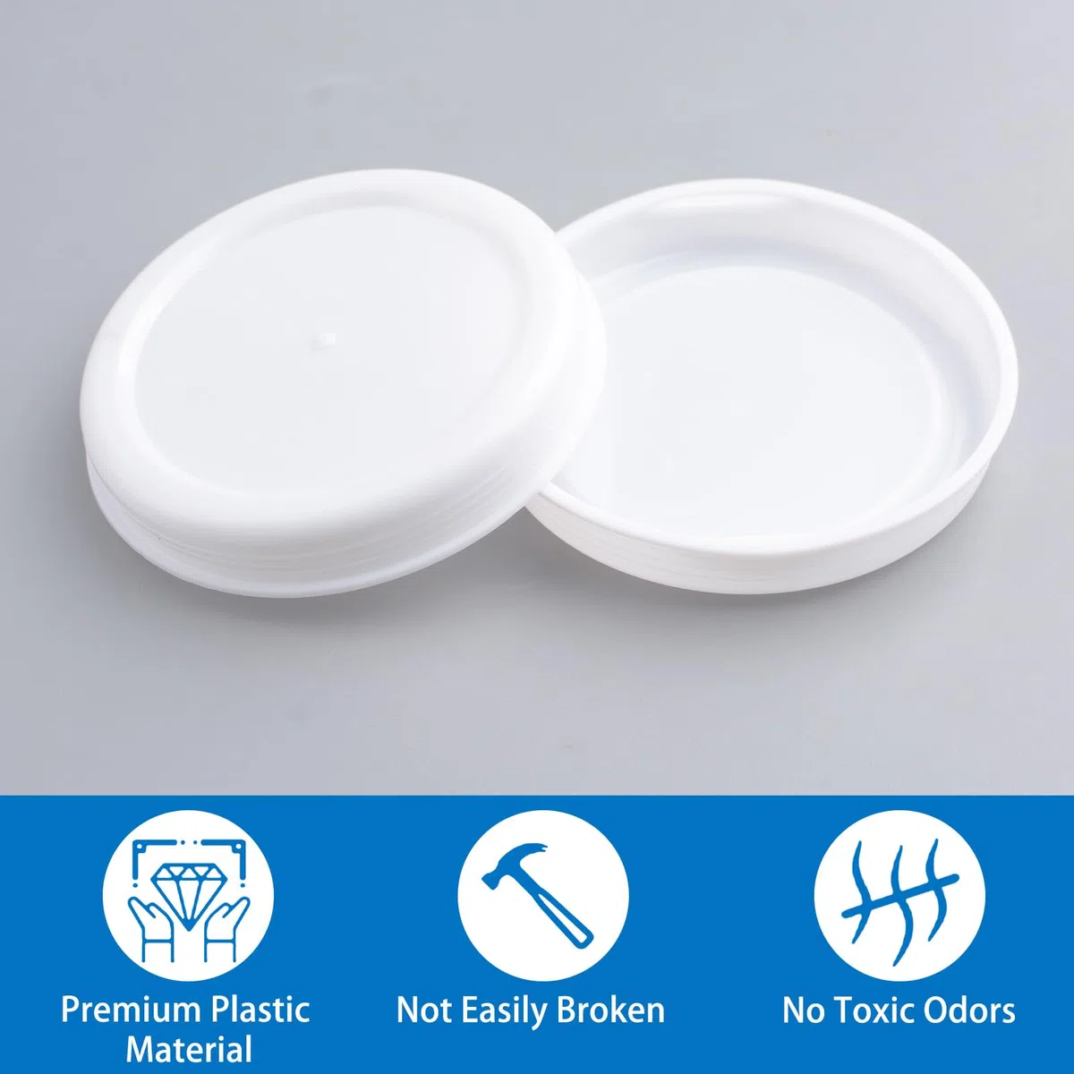 INCREWAY 24 fundas de cartón para tubo de correo, cubierta protectora de plástico para papel, tapas de plástico de tapón interior, tapones finales para tubos de correo, documentos, pósteres