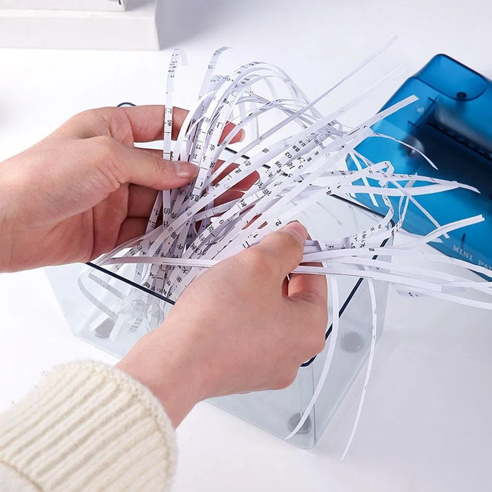 Trituradora Manual de Papel Portátil - Mini Cortadora A4 Para Uso Doméstico, Oficina y Escuela - Herramienta de Corte Hecha a Mano
