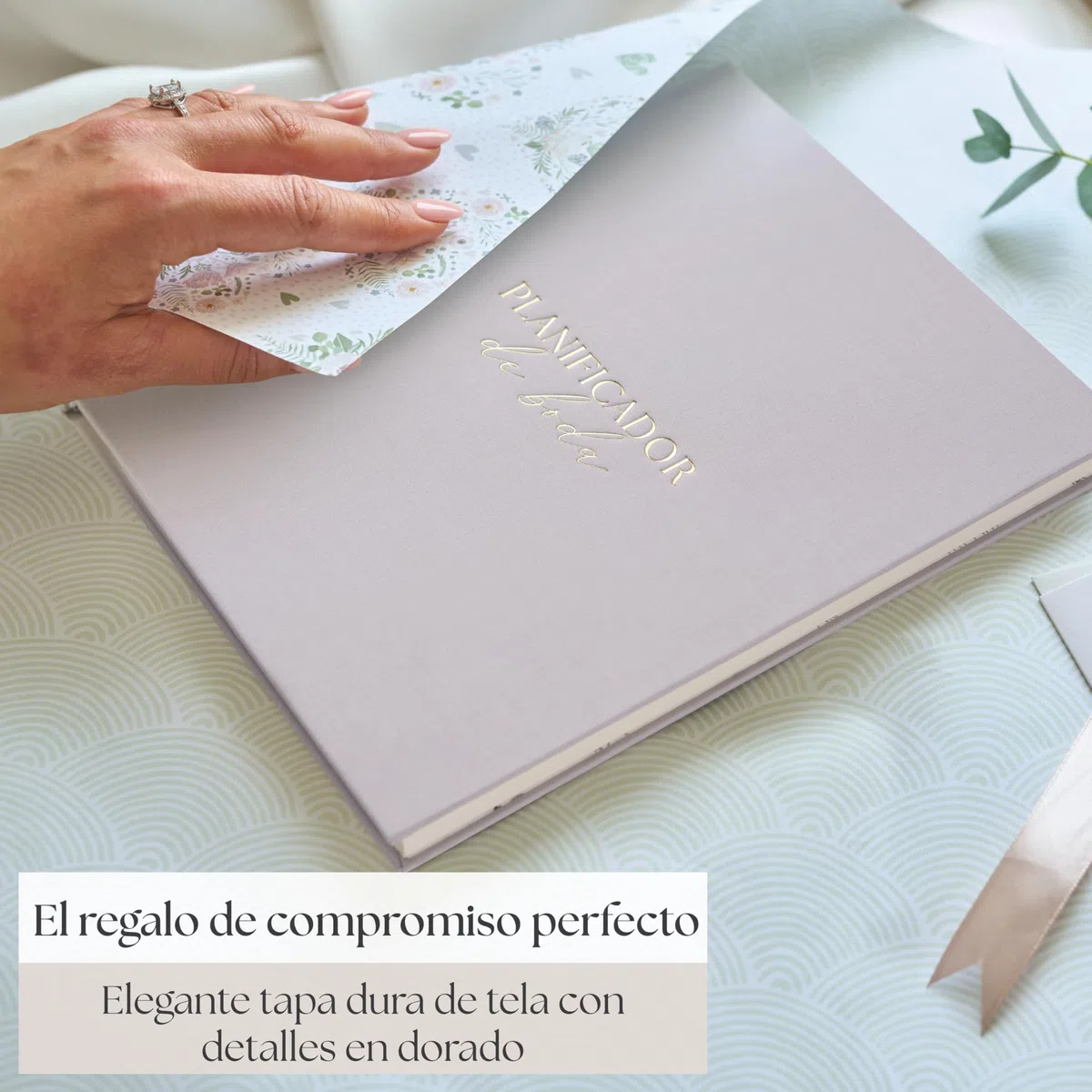 Agenda de Boda & Planificador – Cuenta Atrás de 18 Meses, Seguimiento de Presupuesto, Lista de Invitados, Moodboards DIY – Diario de Boda & Regalo de Compromiso – Bodas España