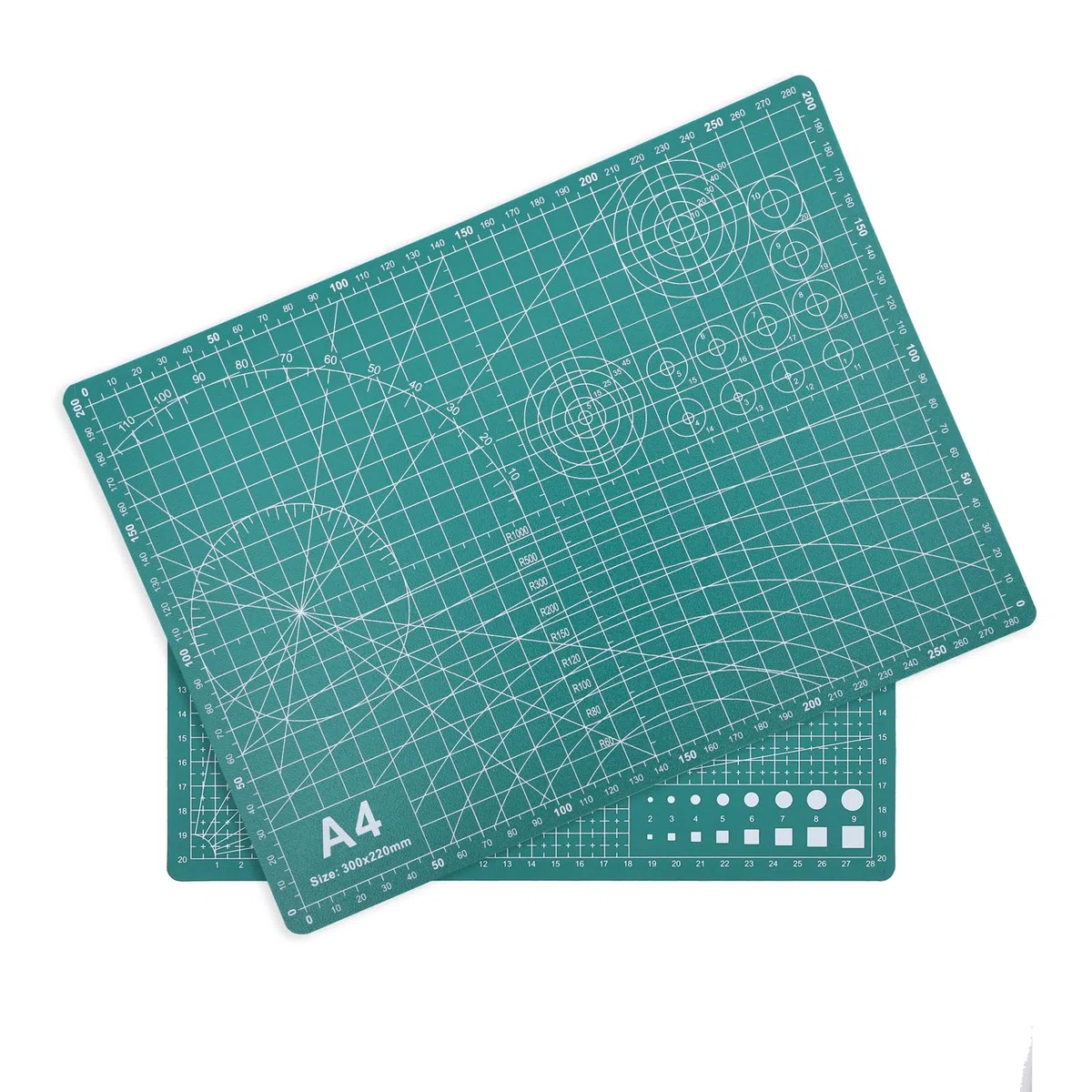 2 alfombrillas de corte autocurativas 30 x 22 A4, tabla de cortar de 5 capas para manualidades, costura, álbumes de recortes, acolchar y cortar con precisión
