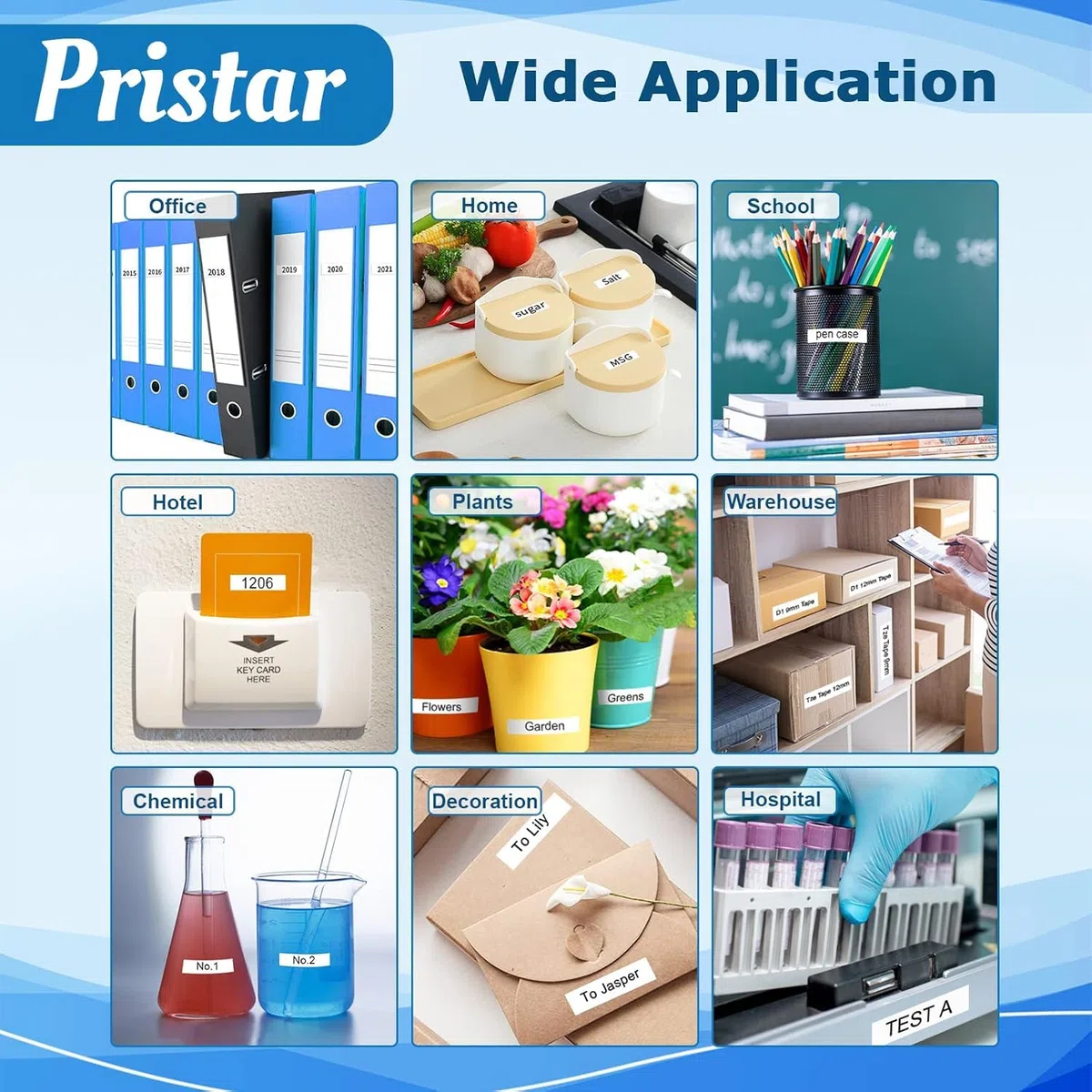 3X Pristar 24mm Compatible para Brother TZe-251 TZe251 TZ-251 TZe 24mm Negro sobre Blanco Laminado Cinta de Etiquetas para Brother PT-P700 P750W D600 D600VP P710BT E500VP 1830VP 2430