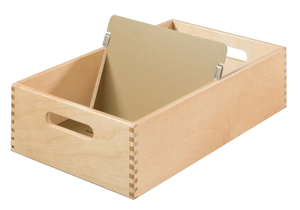 HAN-Bürogeräte 1005-0 - Fichero de madera, 1500 fichas tamaño A5, 230 x 190 x 380 mm, color marrón