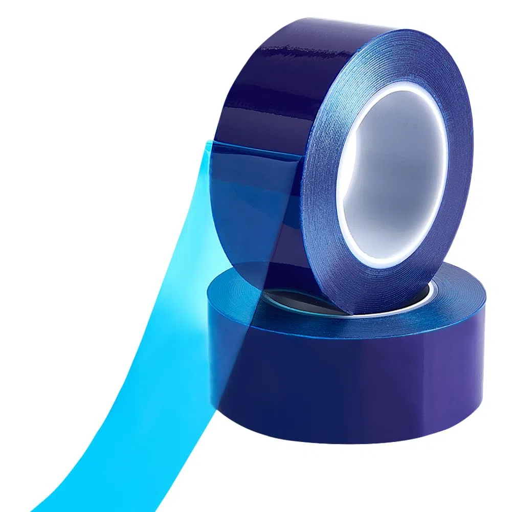 NBEADS Cinta adhesiva protectora para superficies de 400 m, rollo de película protectora transparente antiarañazos extraíble de 5 cm de ancho para ventanas de cristal, metal y plástico, cielo azul
