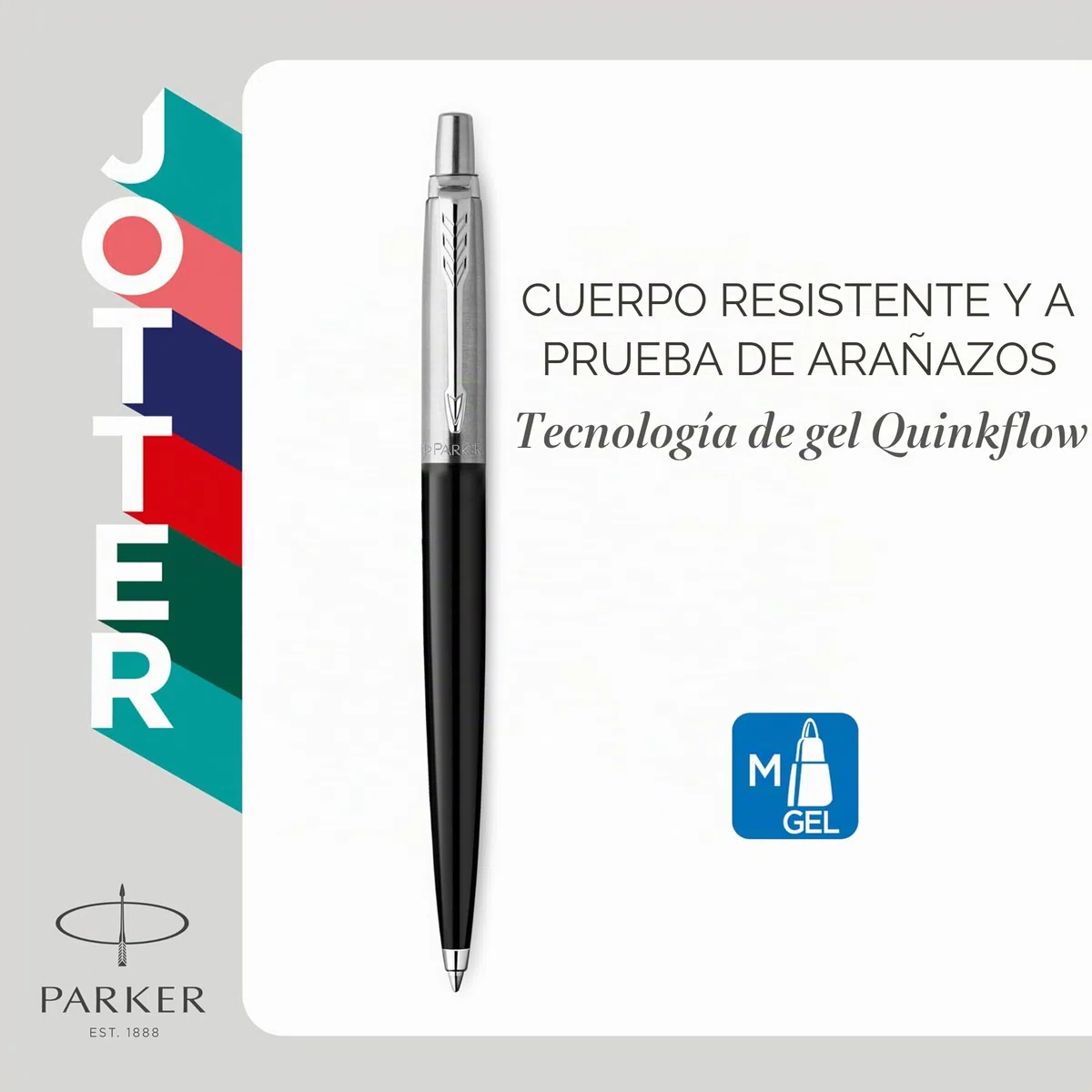 Parker Jotter Originals set de regalo Trio | Bolígrafo de punta de bolabolígrafo de gel y portaminas | Hecho con un 55% de materiales reciclados* | Regalo de graduación perfecto y el colegio