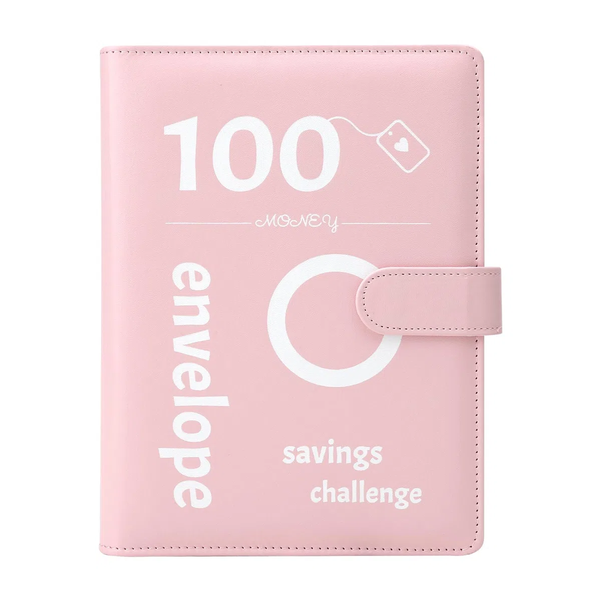 Envelope Challenge Binder, Sobres Challenge Binder, Divertida carpeta presupuestaria para ahorrar €5,050 con sobres de dinero, desafío para planificadores de presupuestos (rosa)