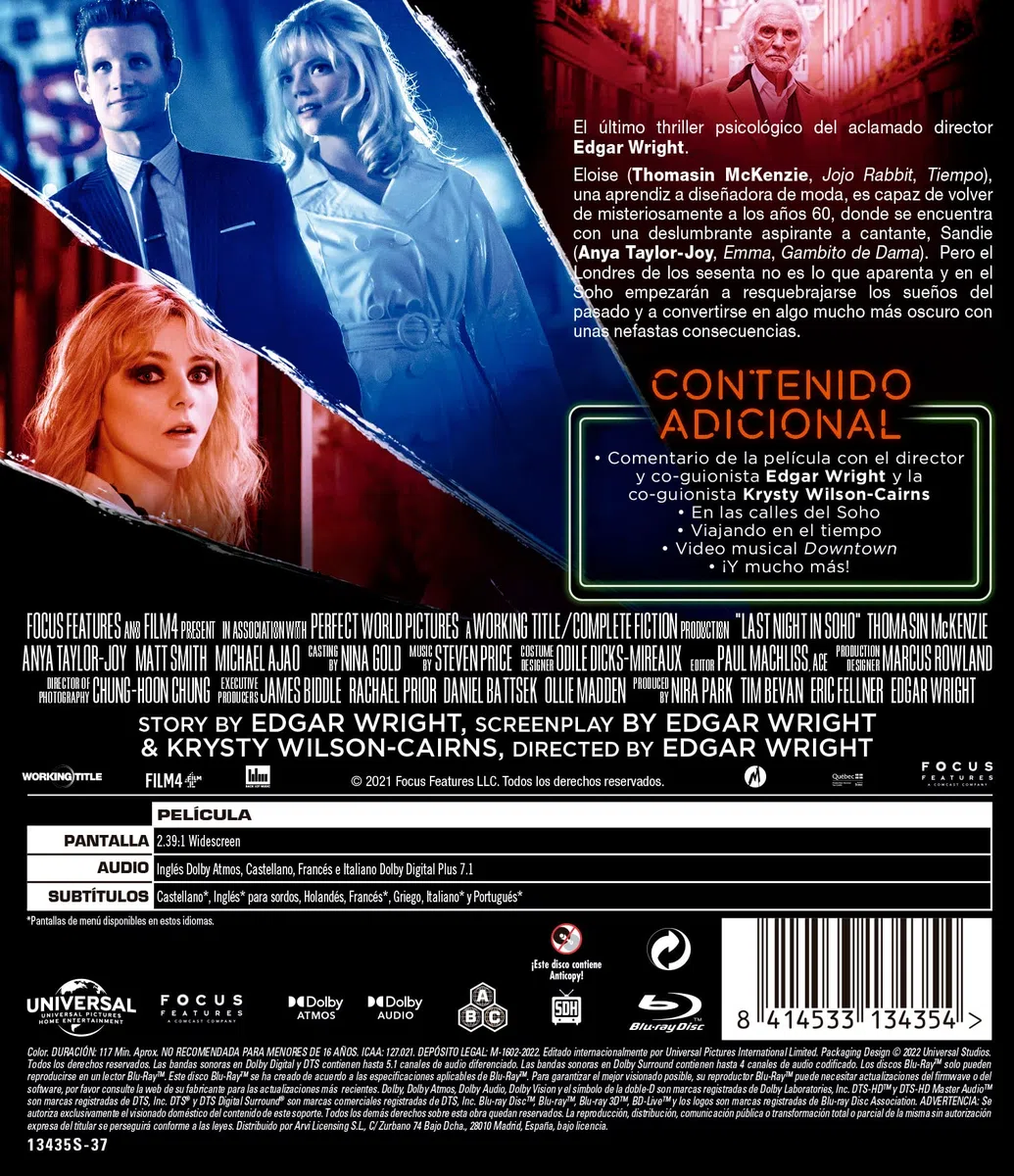 Última noche en el Soho (Blu-ray) [Blu-ray]