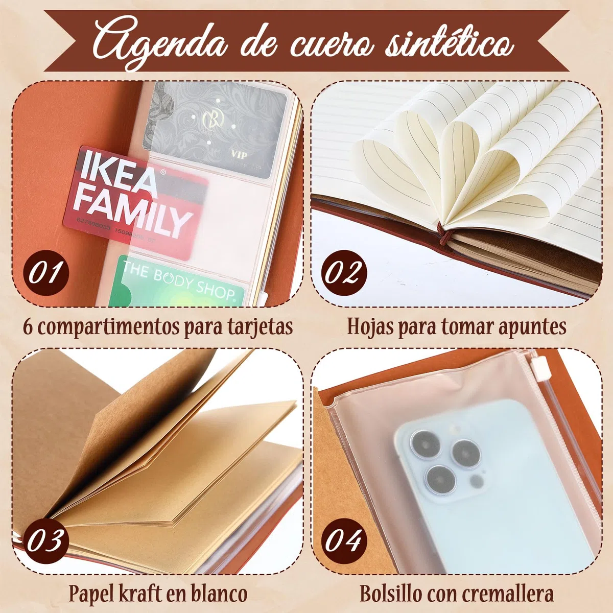 Clabby 3 Regalos de Profesores para Fin de Curso Incluye Cuaderno con Tapa de Cuero, Marcador de Libros Creativo para Profesores Bolígrafo de Madera Grabado de Agradecimiento para Maestras Graduación