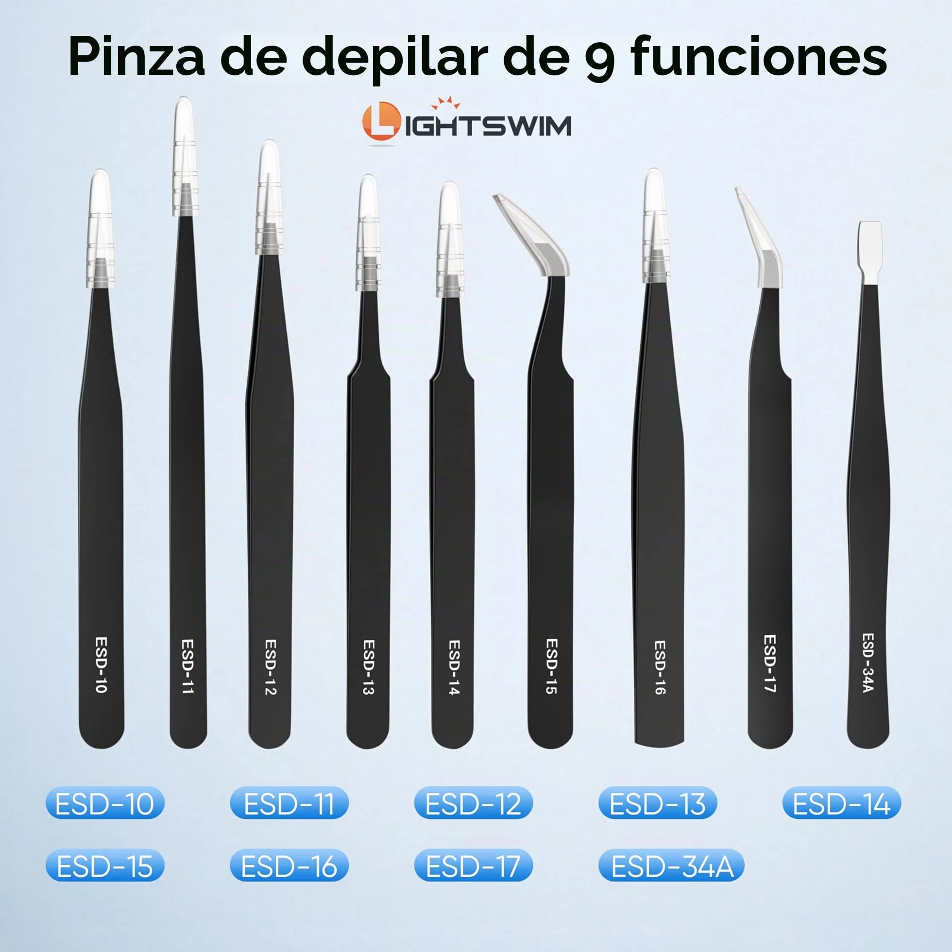 Lupa de cabeza LED, lupa recargable con diadema manos libres con 4 lentes desmontables, gafas de 1.5X-5.0X para trabajos cercanos, manualidades, joyería, lectura