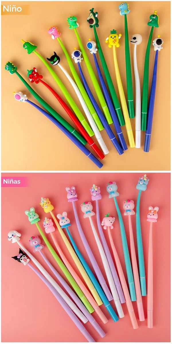 30 Bolígrafos Divertidos para niños,Kawaii Bolígrafo Silicona Animales,Bolígrafos Squishy ayuda,Relajarse, Detalles Cumpleaños Niños,Regalos Cumpleaños Niños Colegio y Fiestas (YYB-30)