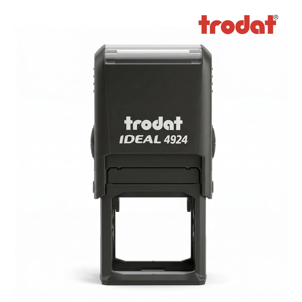 Trodat Ideal 4924 SELLO PERSONALIZADO Cuadrado (40x40 mm) - Sellos de Caucho Personalizados Automáticos con Logo - Cuño Personalizado para Empresas, Bodas y Logotipos Circulares - STAMPA