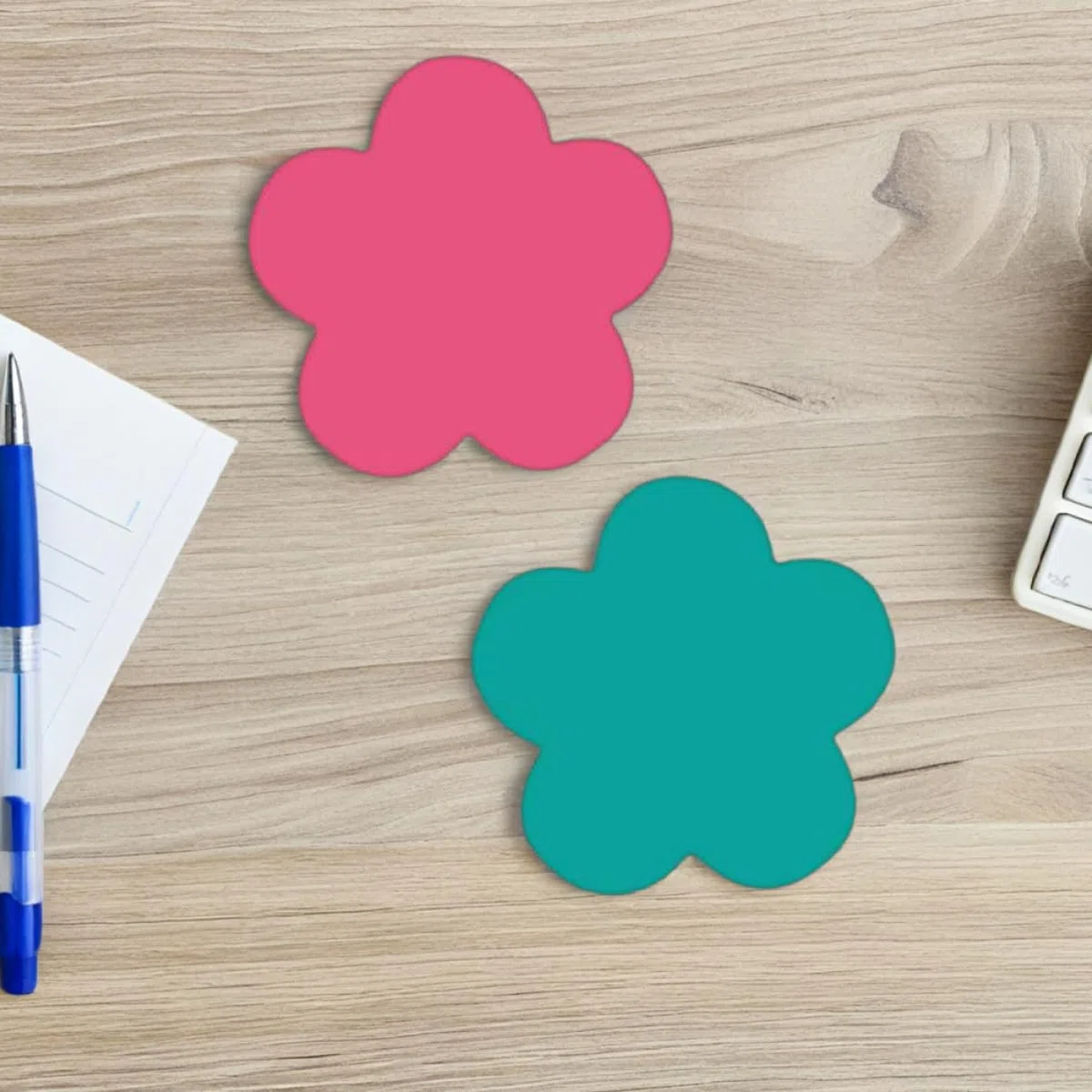 Veemoon 108piezas Recortes Decorativos De Cartulina Forma De Flor Unidades Decoración Versátil para Aulas