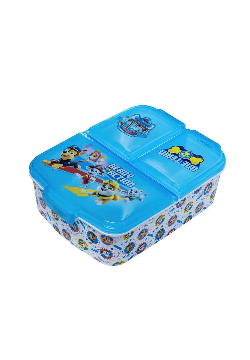 Paw Patrol - La Patrulla Canina caja de almuerzo fiambrera caja de comida para niños con 3 compartimentos separados