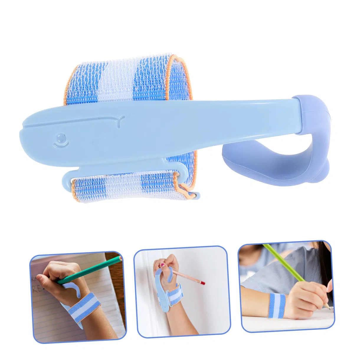 Corrector De Bolígrafos para Escritura a Mano para Niños, Tamaño Único, Material Abs y Nailon, Ayuda Entrenamiento Postura Al Escribir, Herramienta De Corrección De Lápiz para Estudiantes